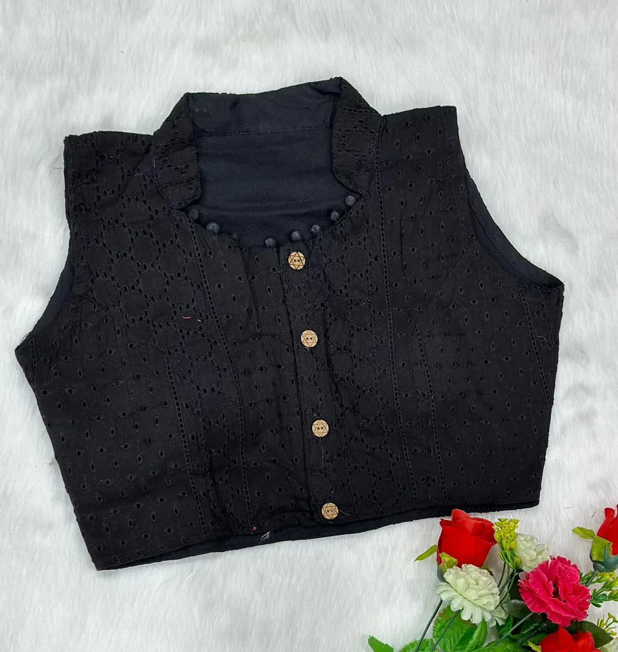 Heavy Pure Cotton hakoba Blouse - Anant Exports