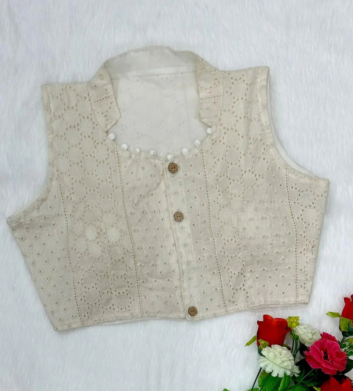 Heavy Pure Cotton hakoba Blouse - Anant Exports