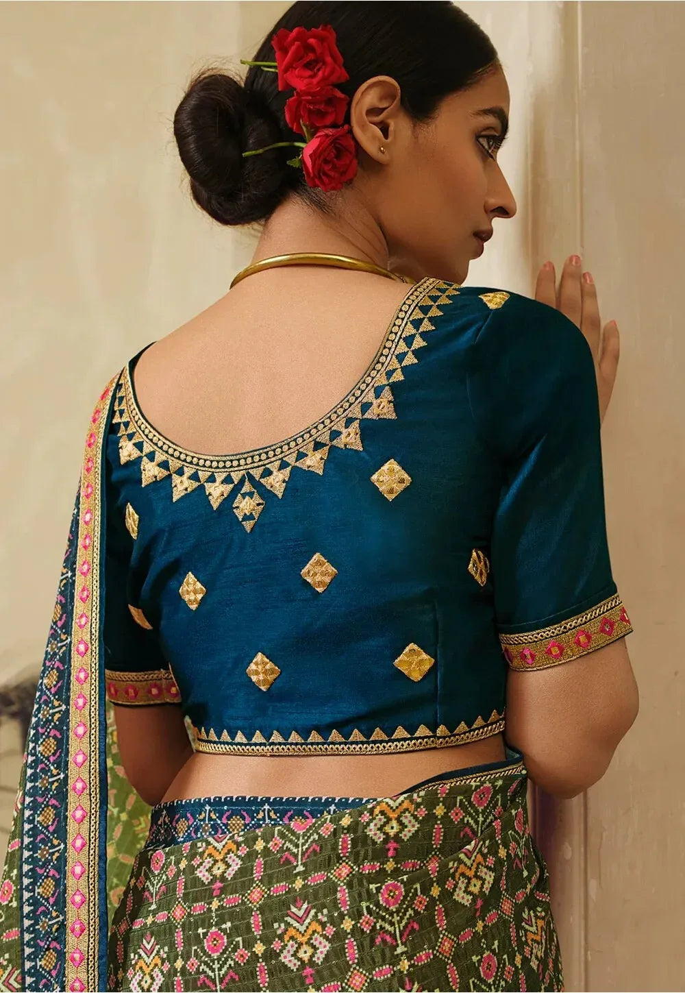 Kavira Sayonee Patola Fancy Wear Saree - Anant Exports