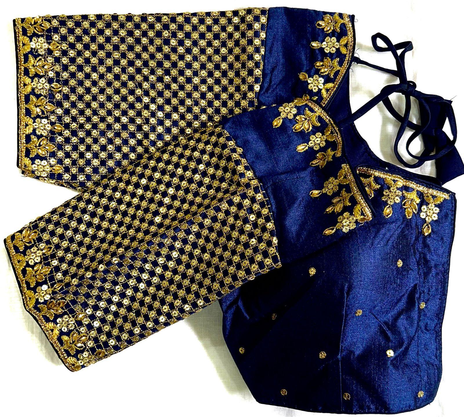 Tulsi Fancy Sequence Work Blouse - Anant Exports
