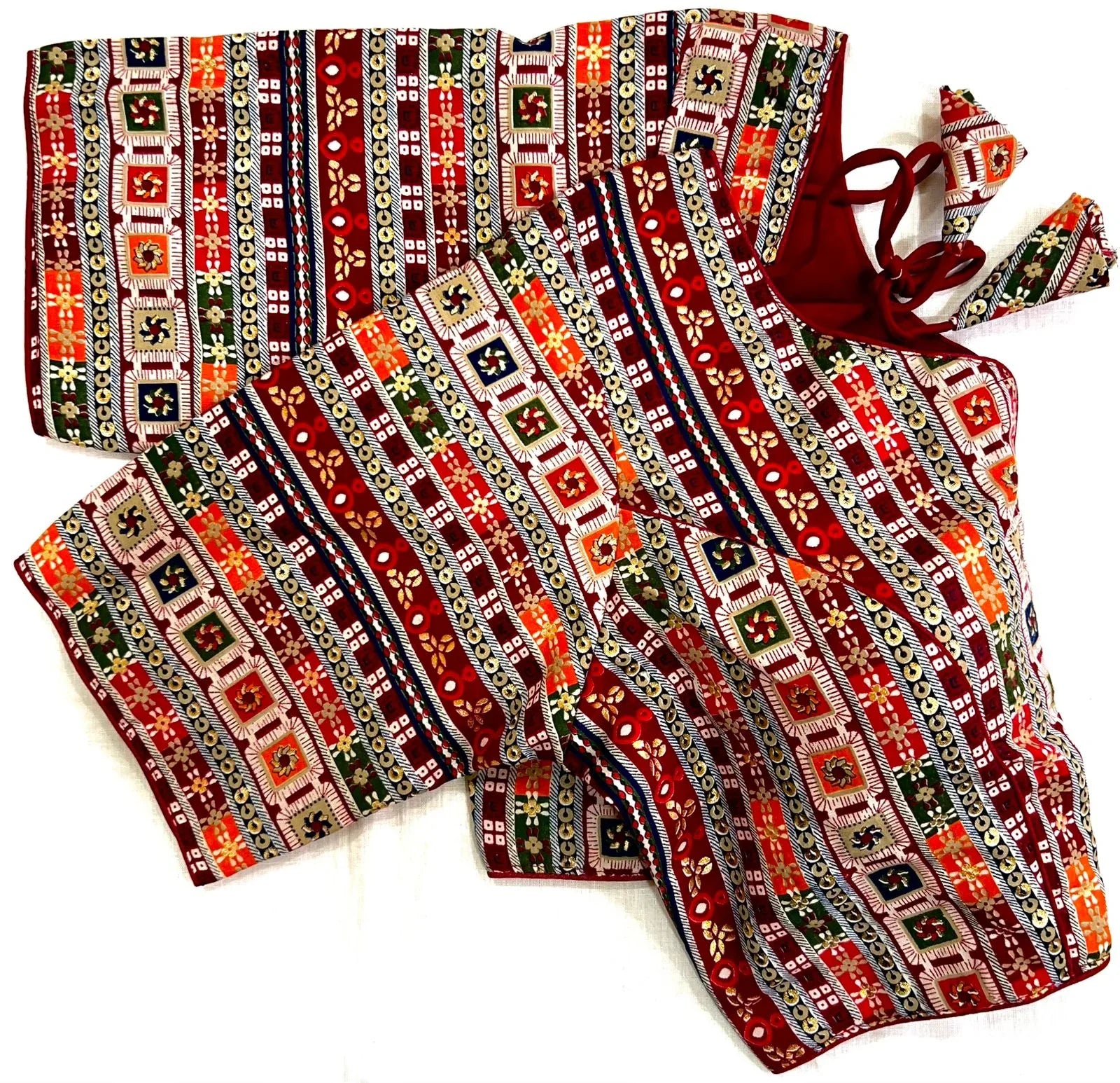 MADHULIKA COTTON FOIL PRINT BLOUSE - Anant Exports
