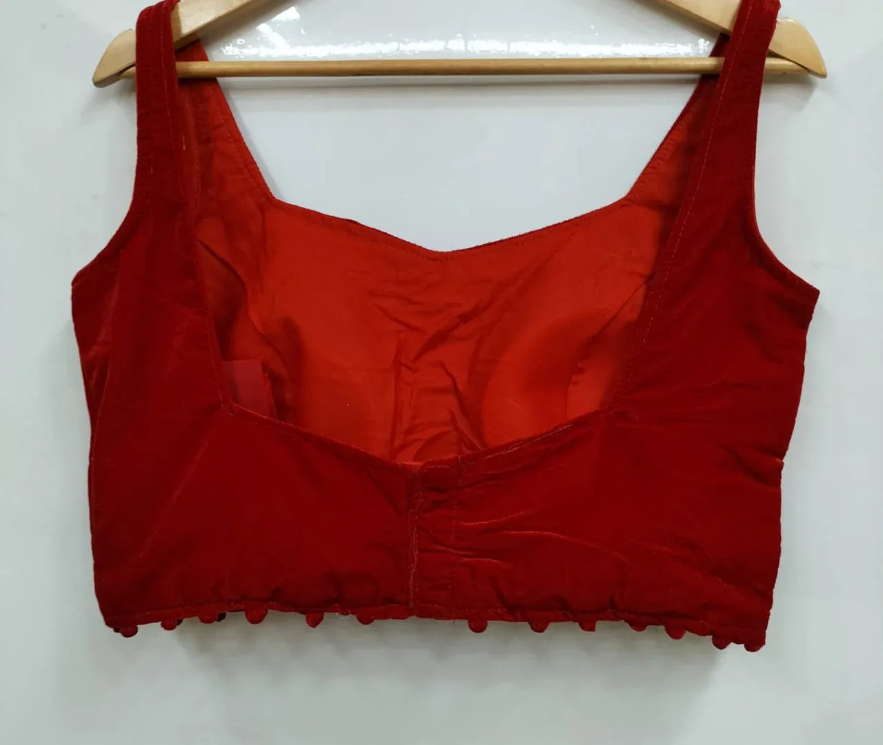 Fancy Bollywood Style Velvet Blouse - Anant Exports