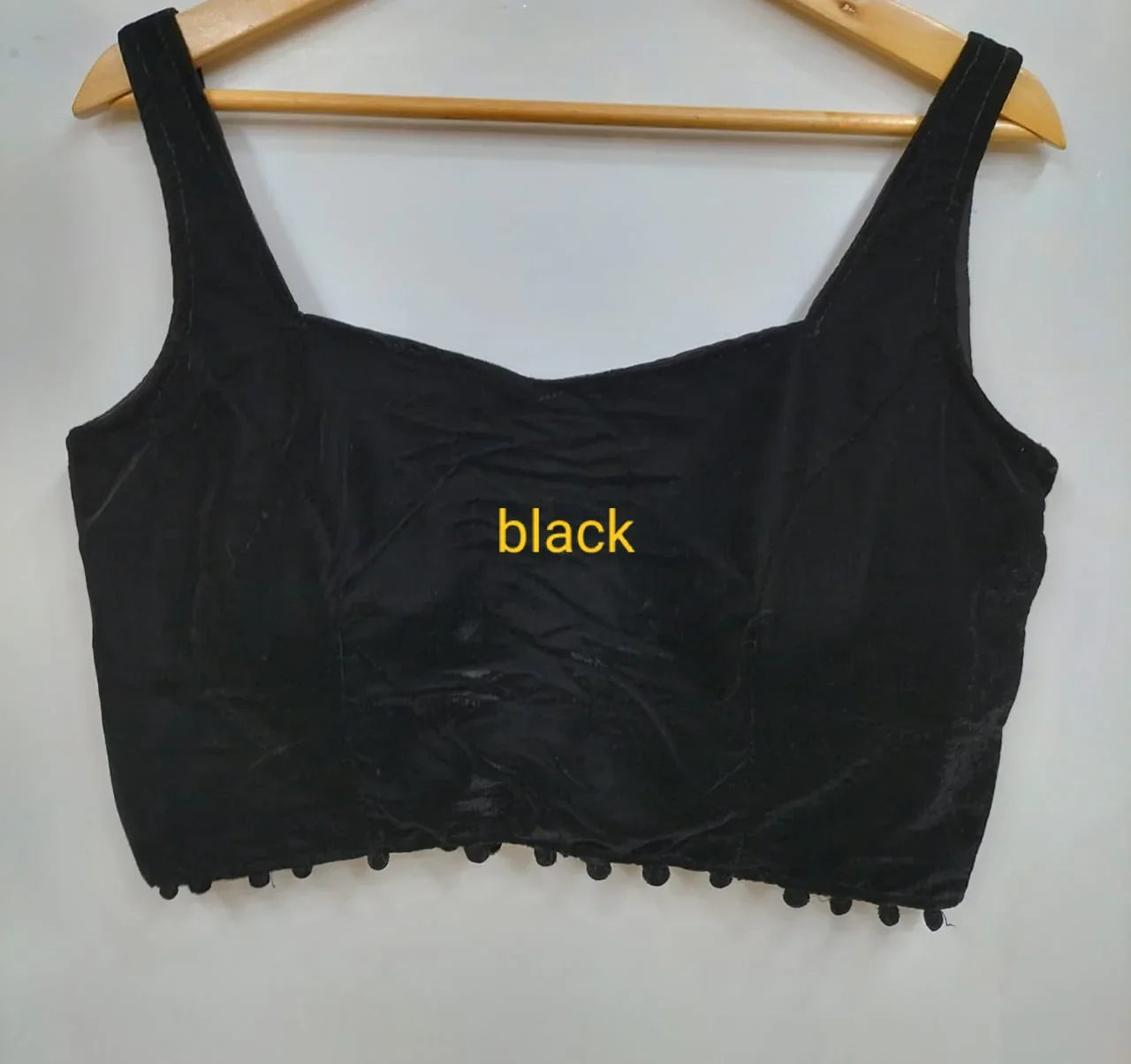 Fancy Bollywood Style Velvet Blouse - Anant Exports