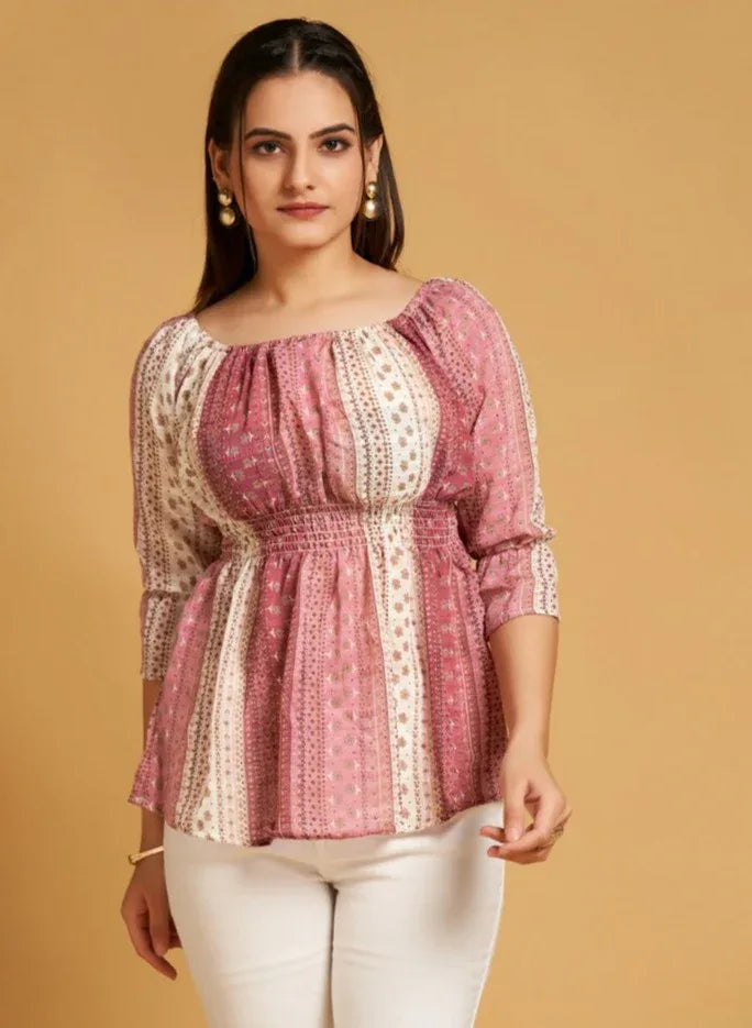 CROP TOP WESTERN WEAR D.NO 105 - Anant Exports