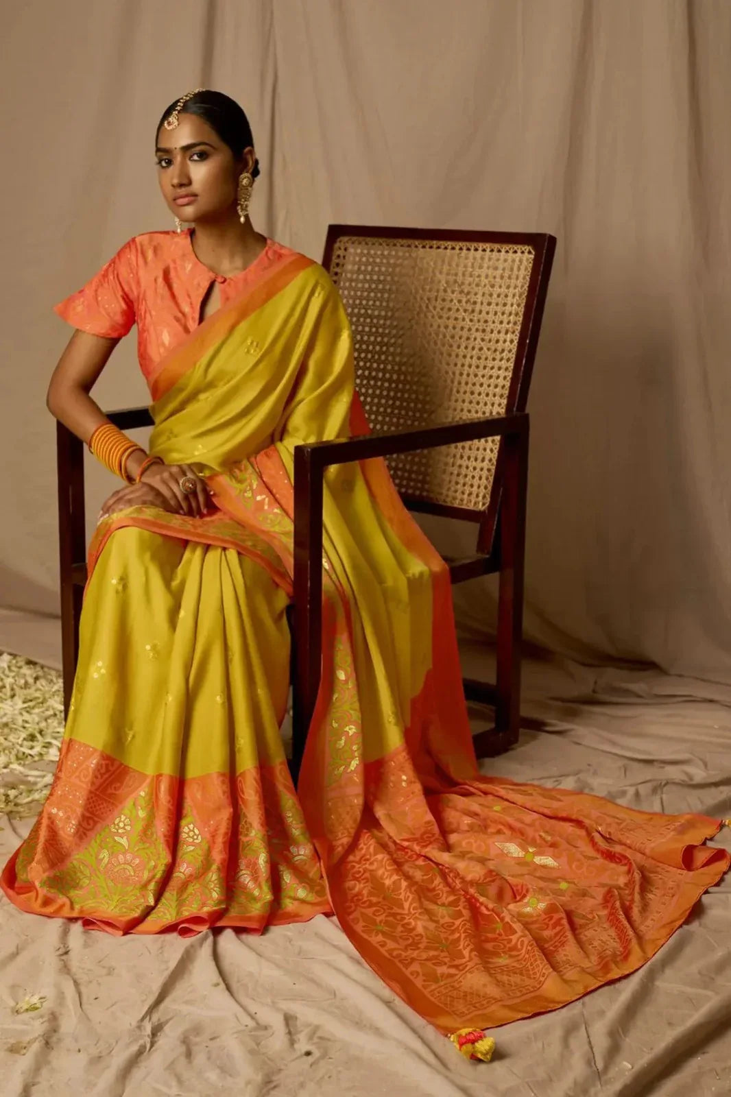 Kimora Meera Soft Silk Saree - Anant Exports
