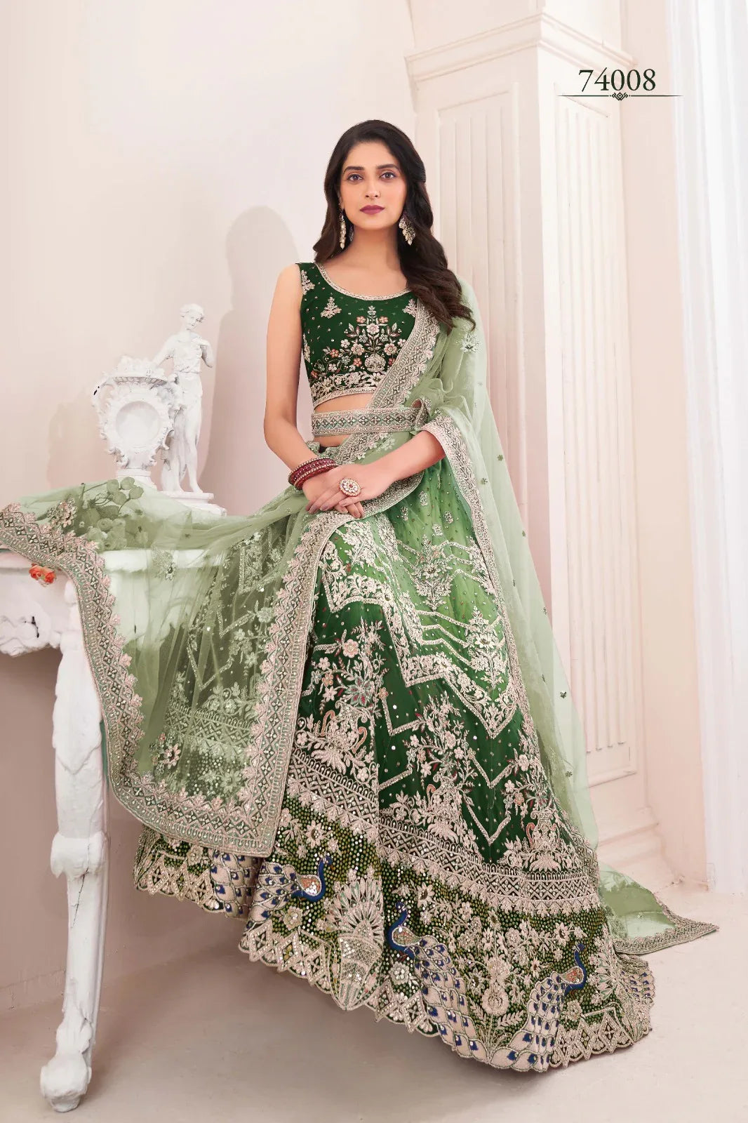 Volume 48 Designer Occasion Wear Lehenga D.No 74008 - Anant Exports