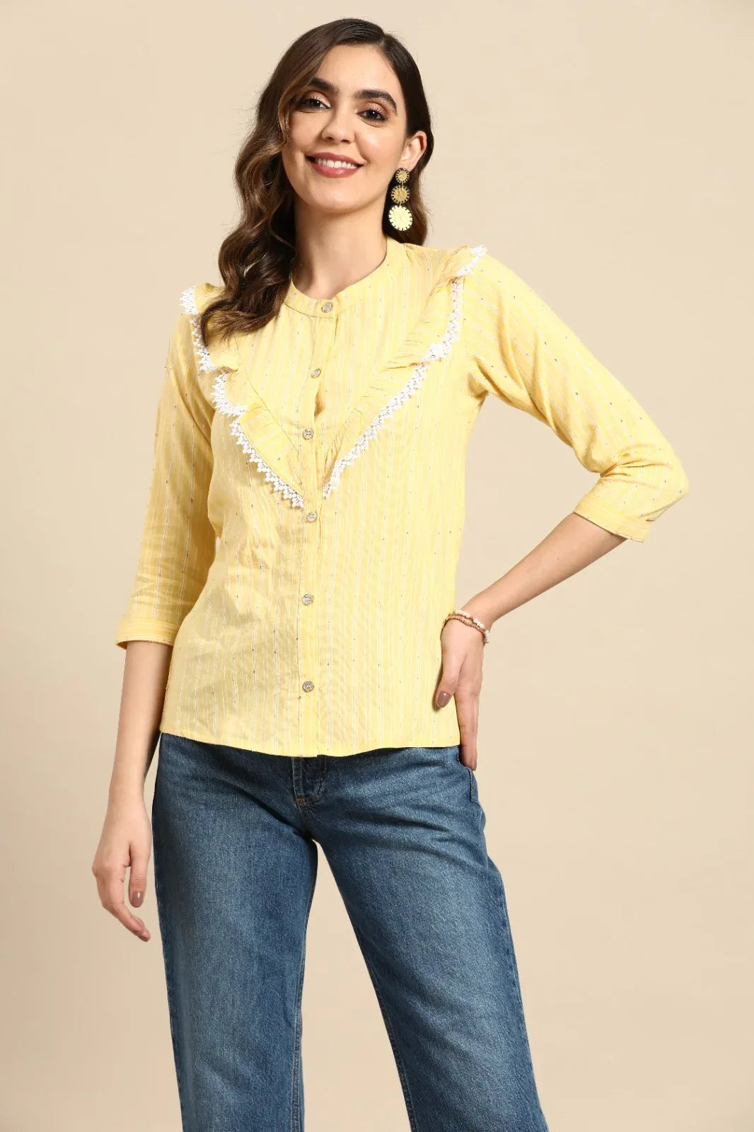 KALI VOL 01 WESTERN SHORT TOP - Anant Exports