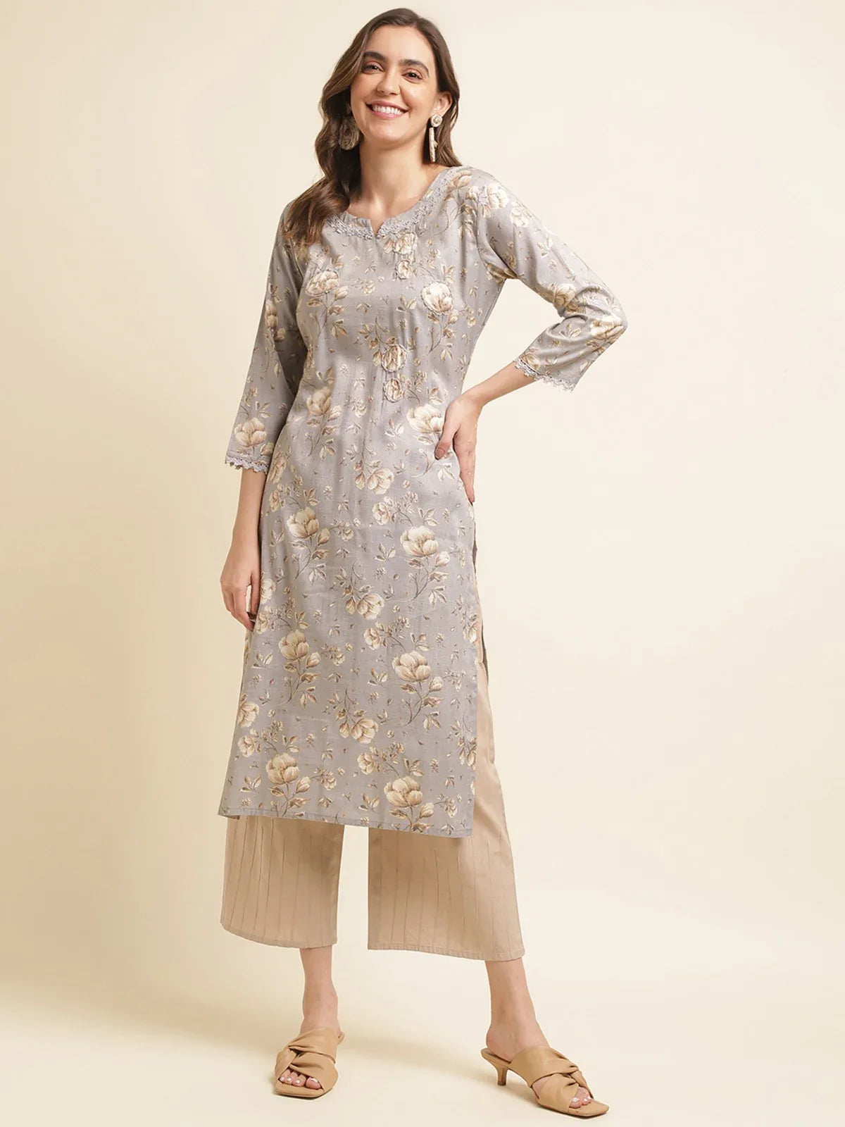 PRASUTI VOL 03 FESTIVE WEAR KURTI D.NO. K1927 - Anant Exports