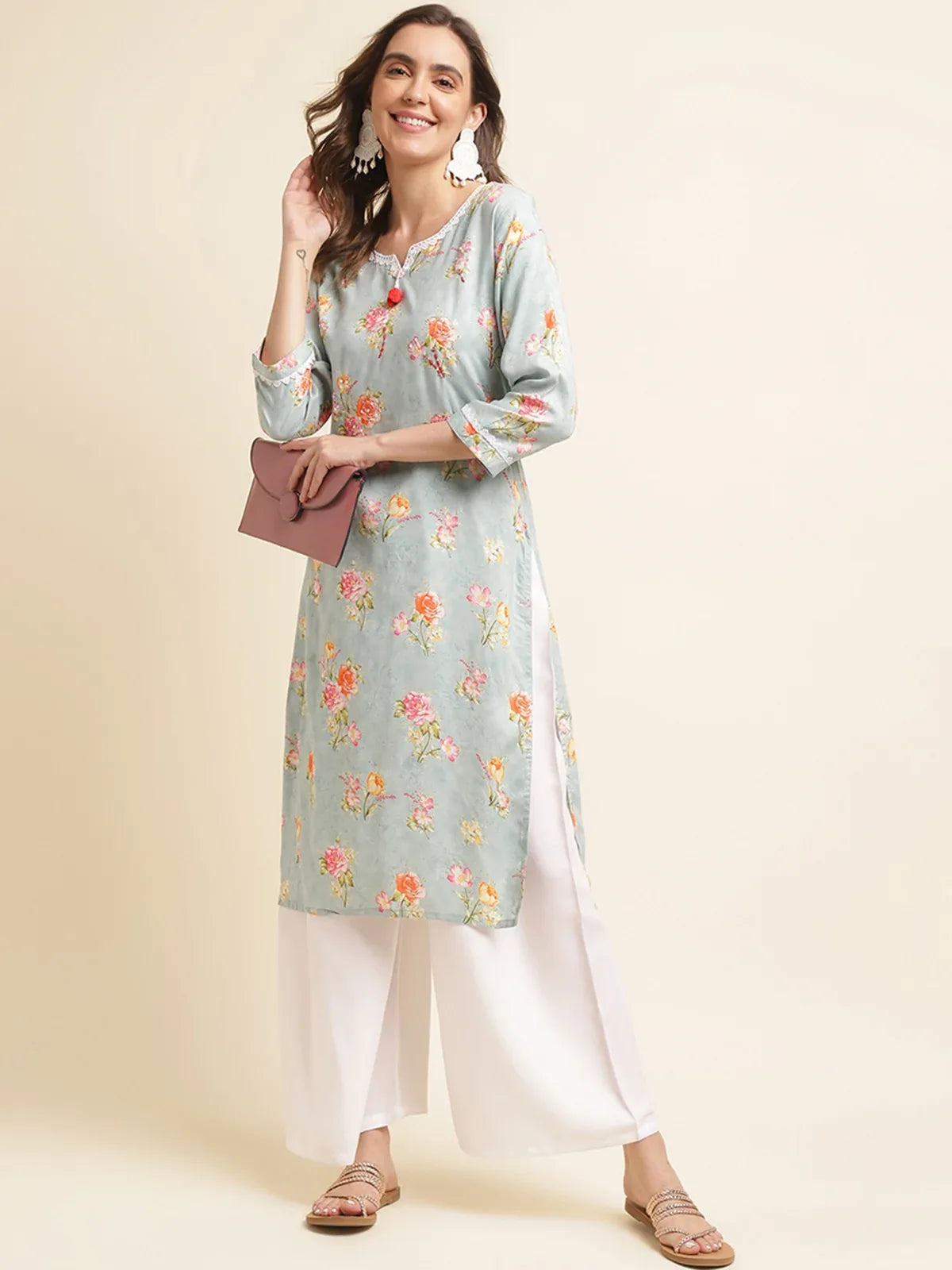 PRASUTI VOL 03 FESTIVE WEAR KURTI D.NO. K1930 - Anant Exports