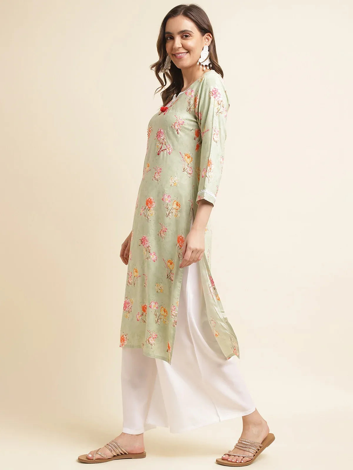 PRASUTI VOL 03 FESTIVE WEAR KURTI D.NO. K1931 - Anant Exports