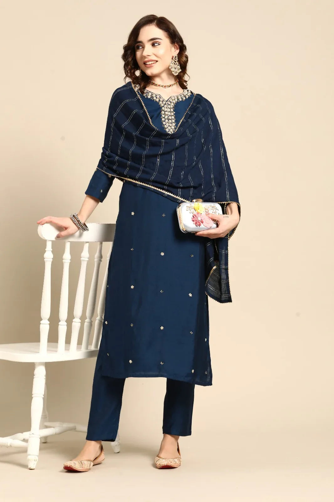 DISHA FESTIVE WEAR KURTI SET D.NO. 46063 - Anant Exports