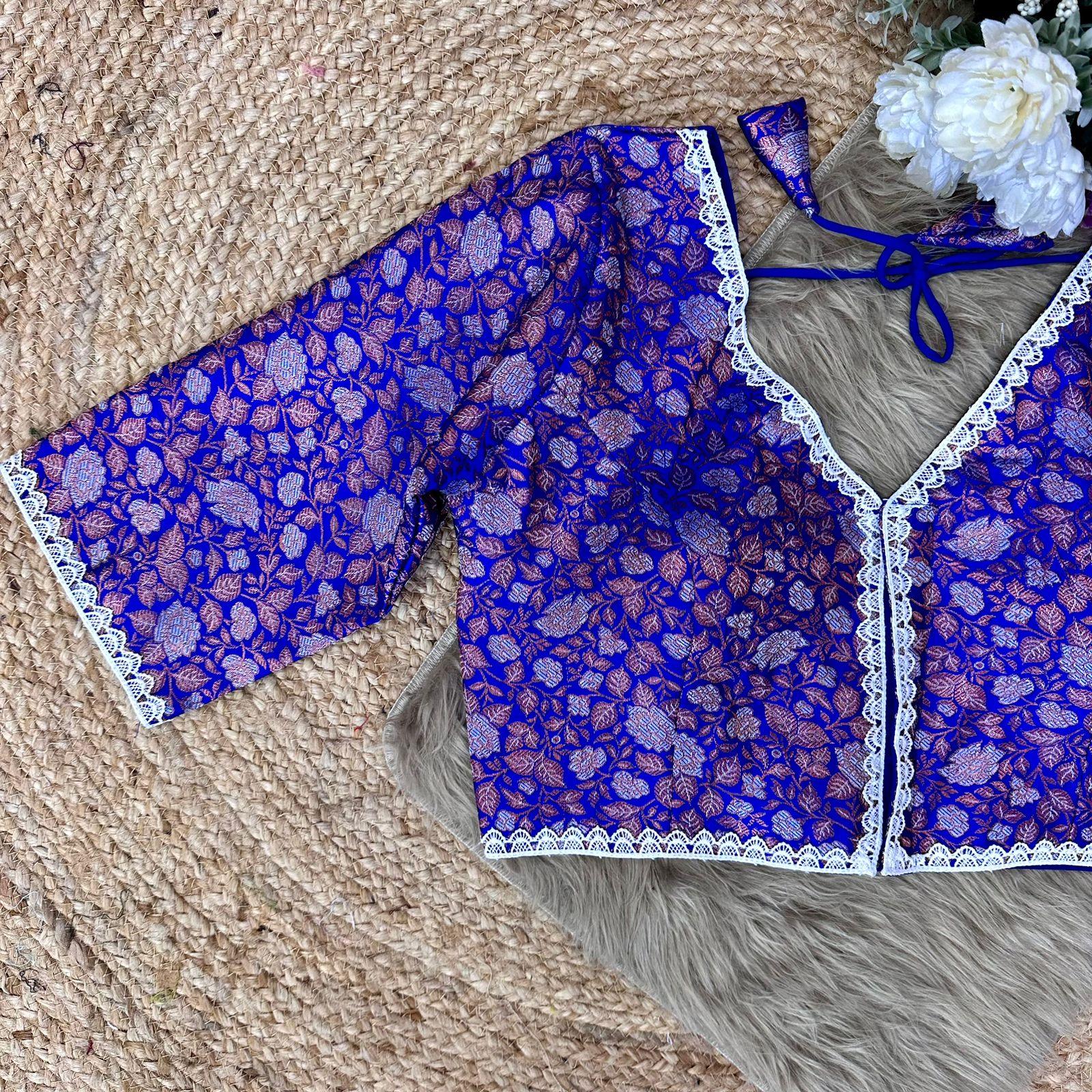 Fancy Banarasi Silk Blouse - Anant Exports