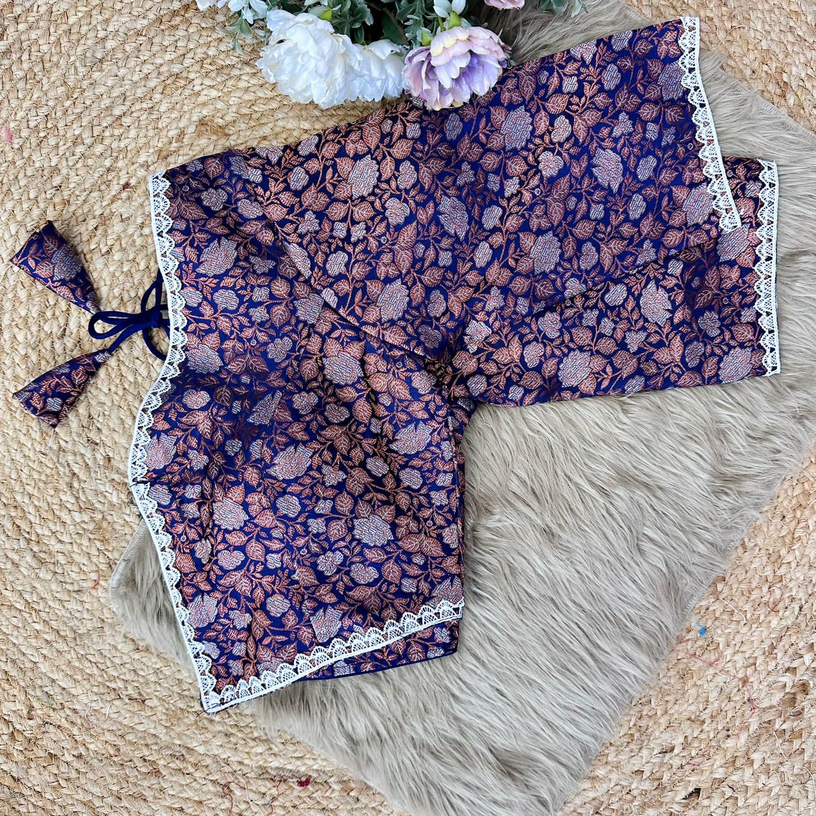Fancy Banarasi Silk Blouse - Anant Exports