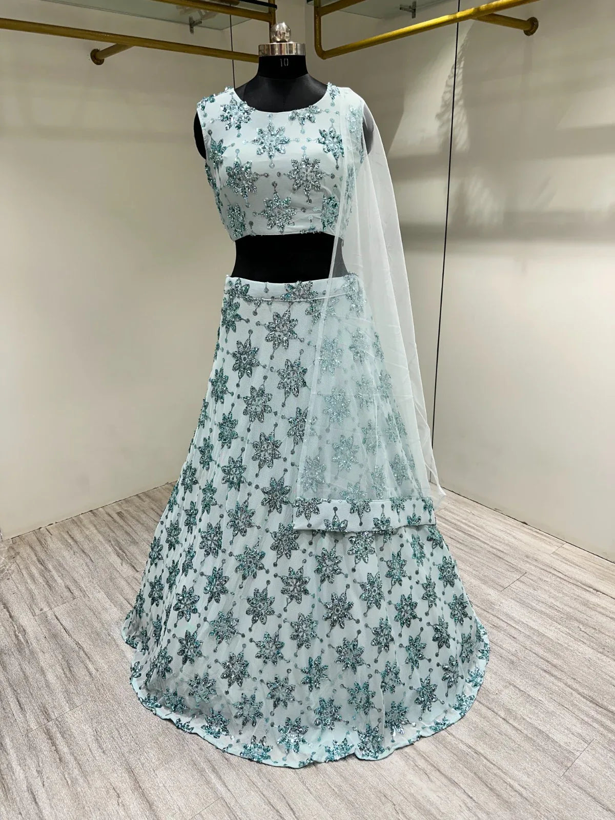 READYMADE CROP TOP LEHENGA D.NO. C1904 - Anant Exports