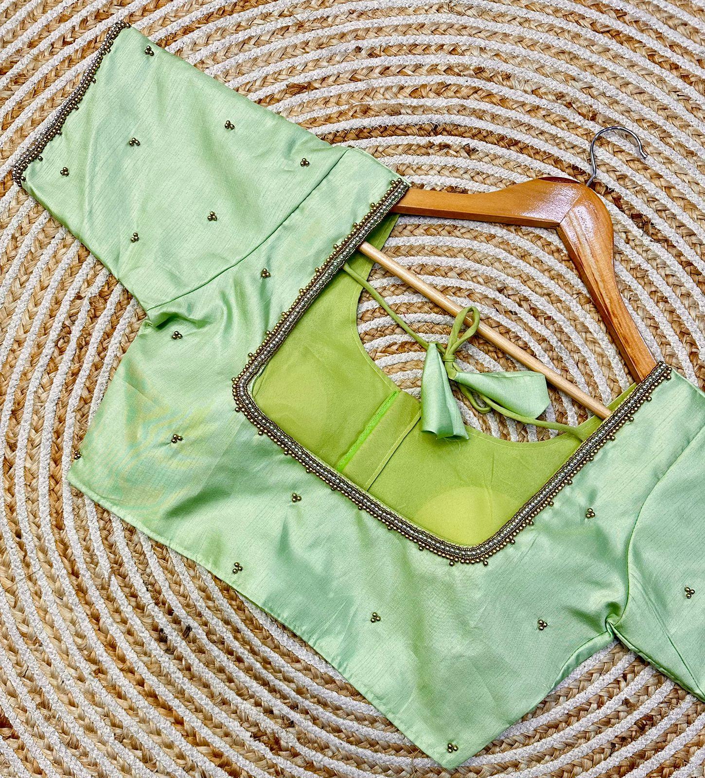 Festival Wear Blooming Silk Blouse