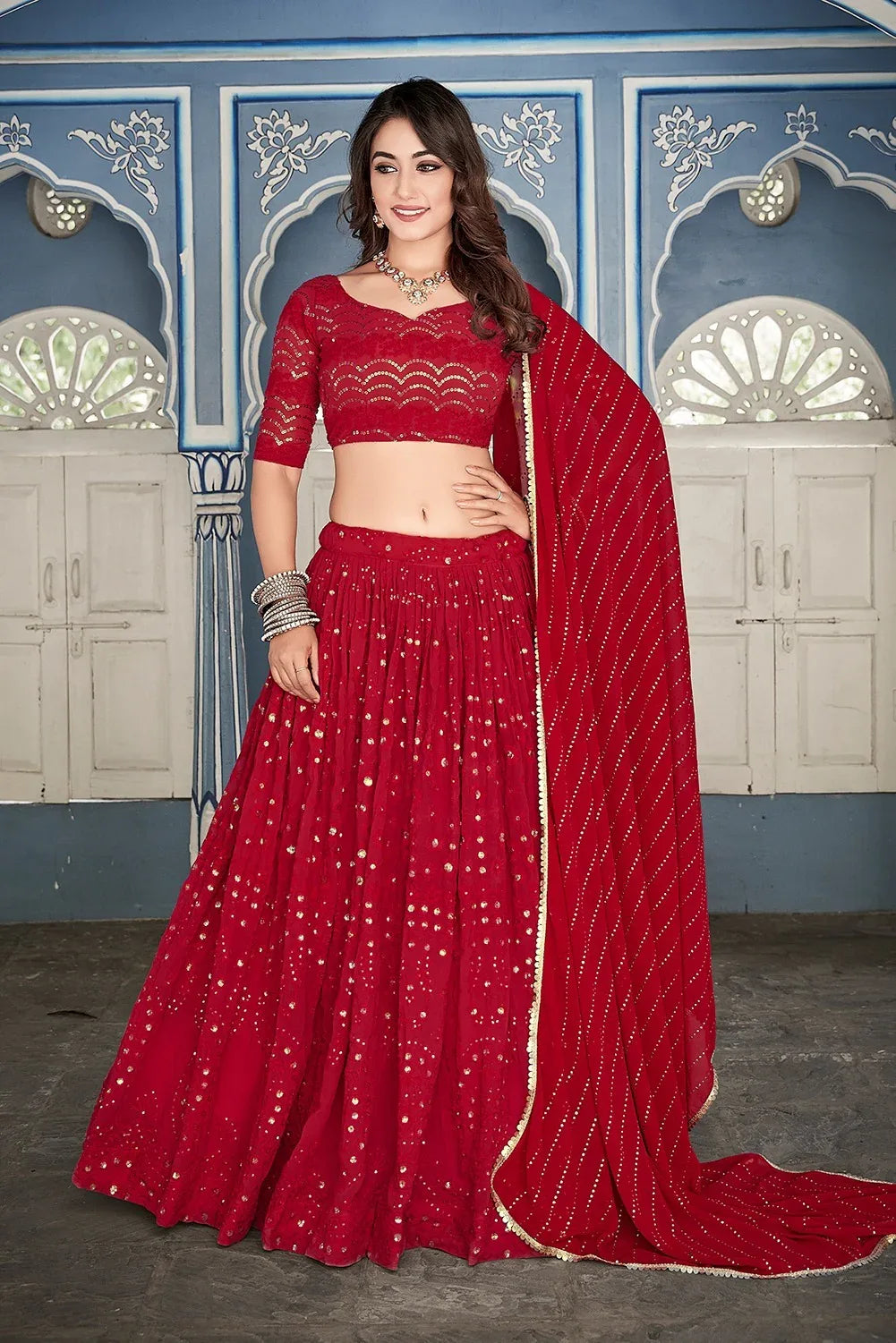 Fancy Occasion Wear Lehenga D.No 1536 - Anant Exports