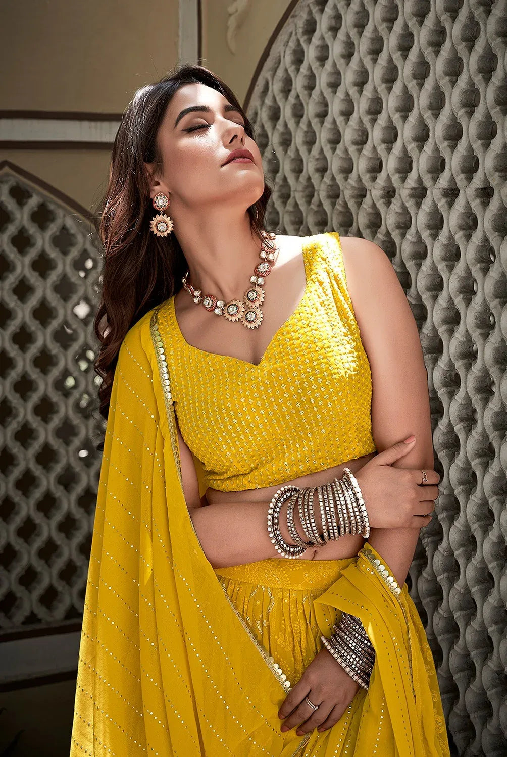 Fancy Occasion Wear Lehenga D.No 1536 - Anant Exports
