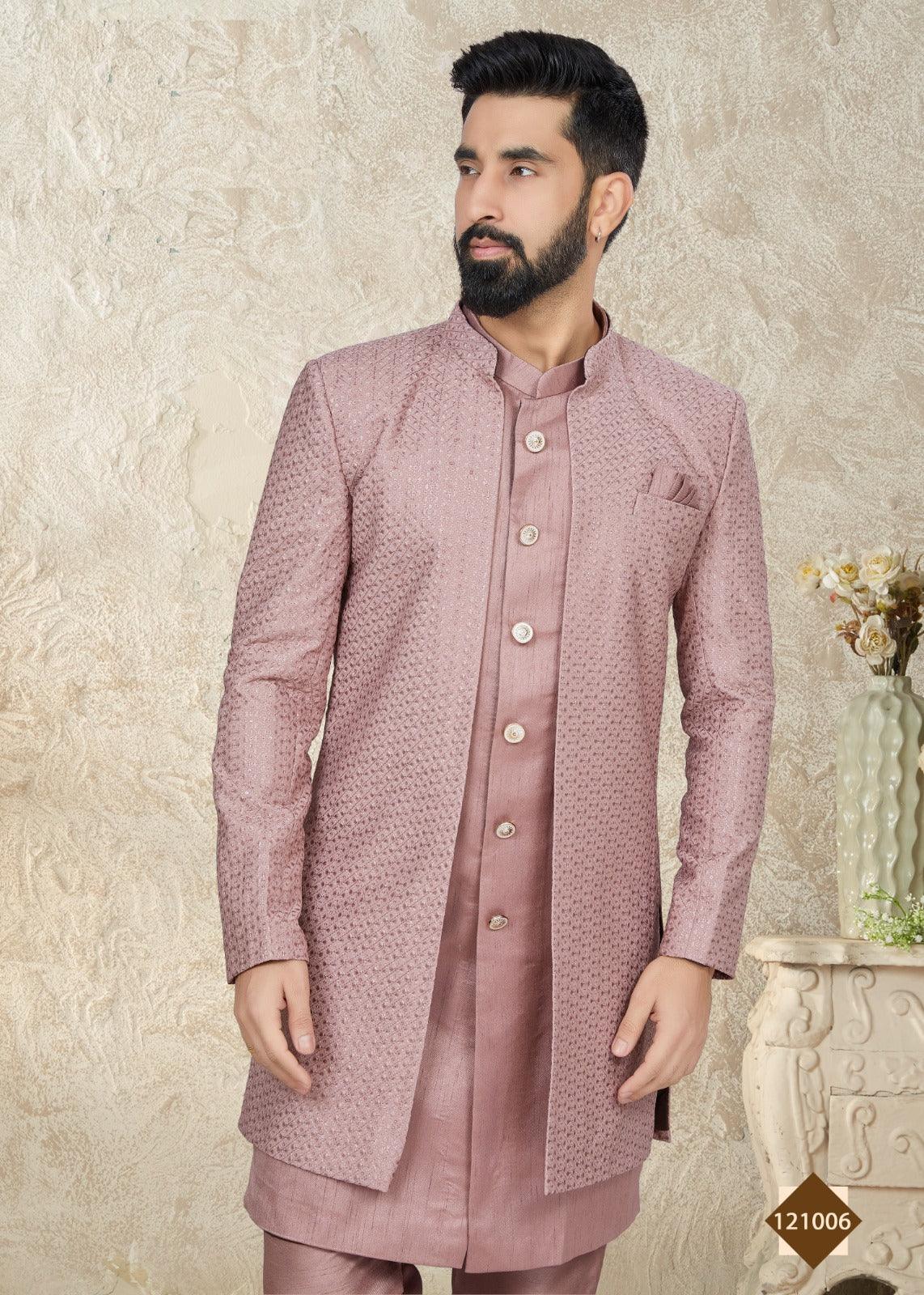 Vol 121 Wedding Wear Sherwani D.No. 121006 - Anant Exports