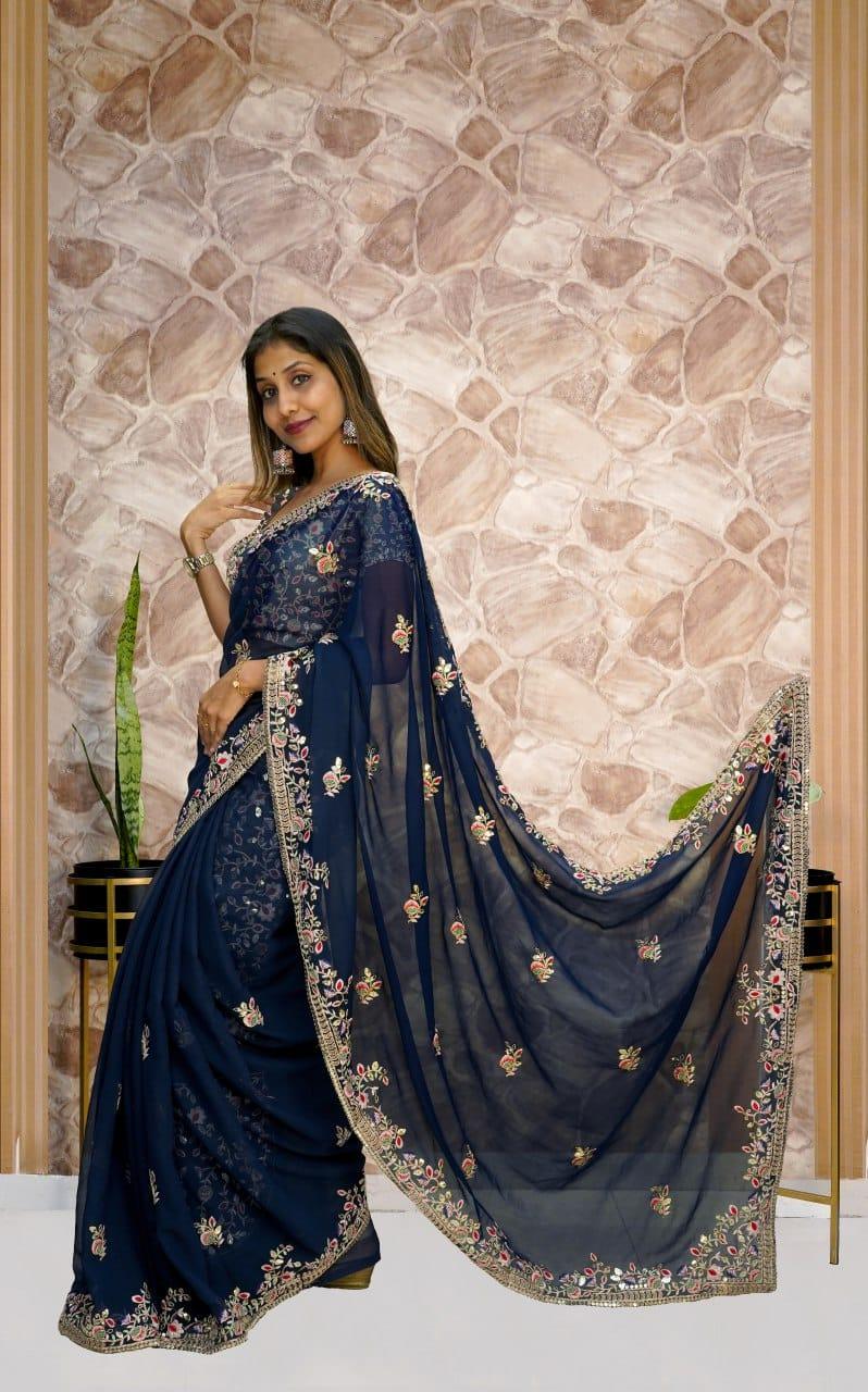 Mona Occasion Wear Saree D.No. 363 - Anant Exports