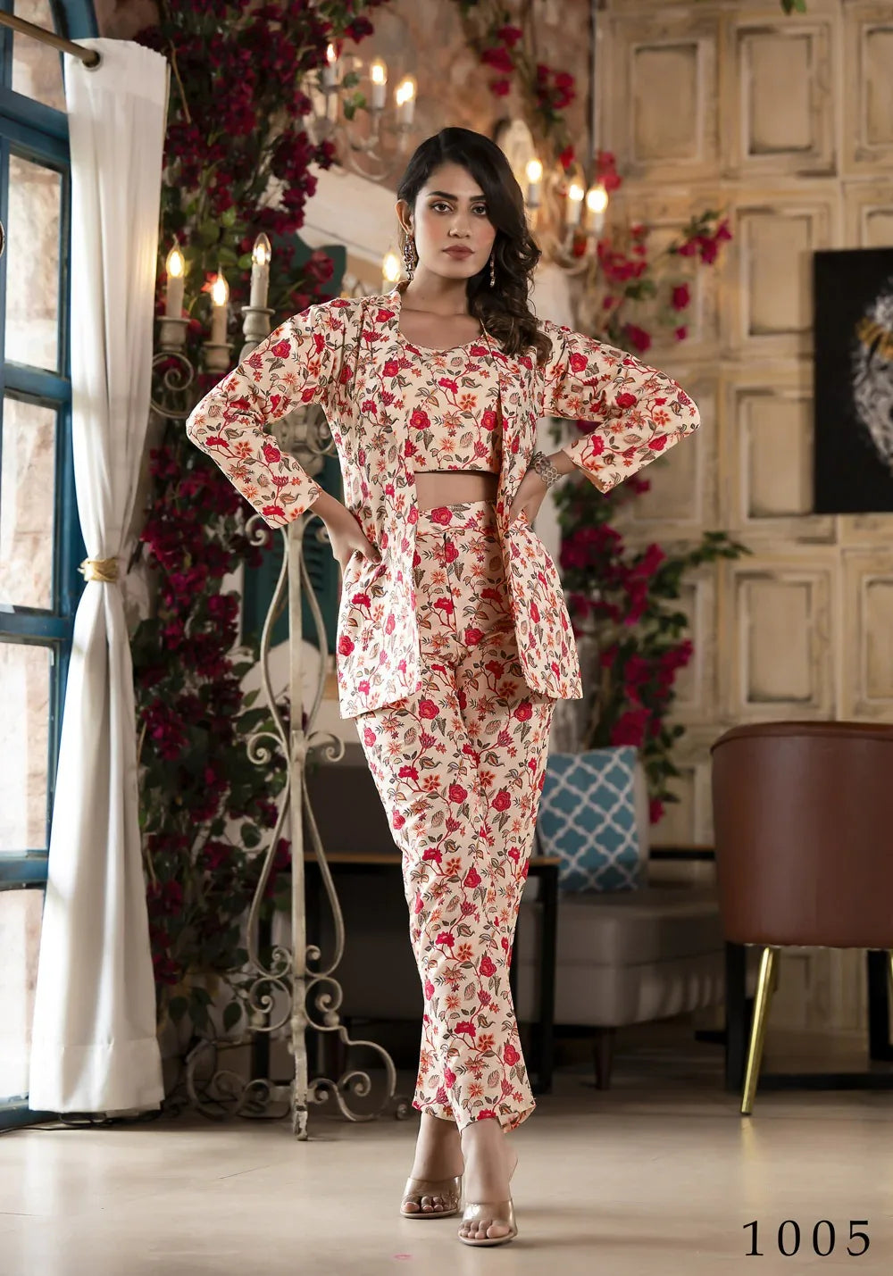 Richie Stylish Co-ordinate Set D.No. 1005 - Anant Exports