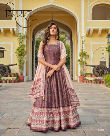 Ratrani Designer Wear Gown D.No. 5004