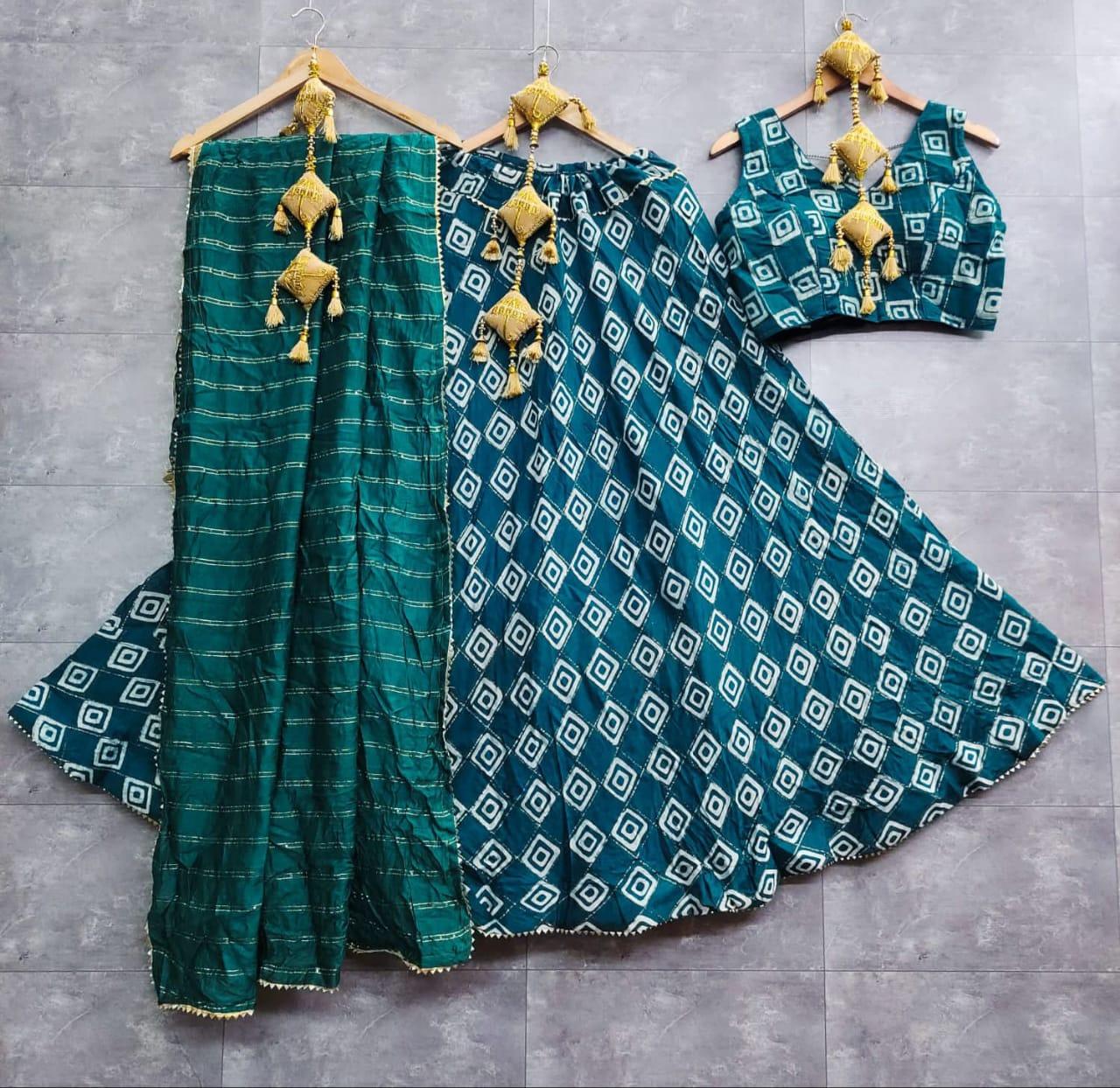 Hand Batik Chaniya Choli - Anant Exports