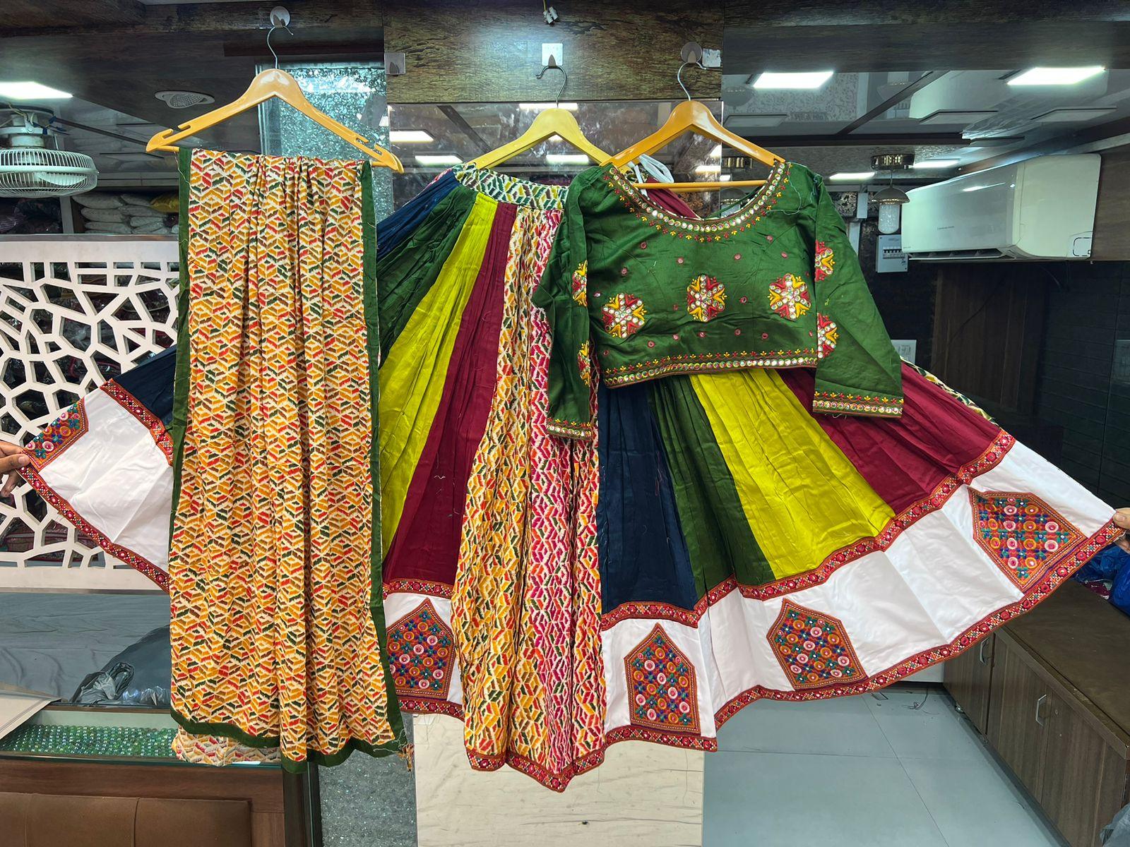 Pure Cotton Wear Multi Colour Chaniya Choli - Anant Exports