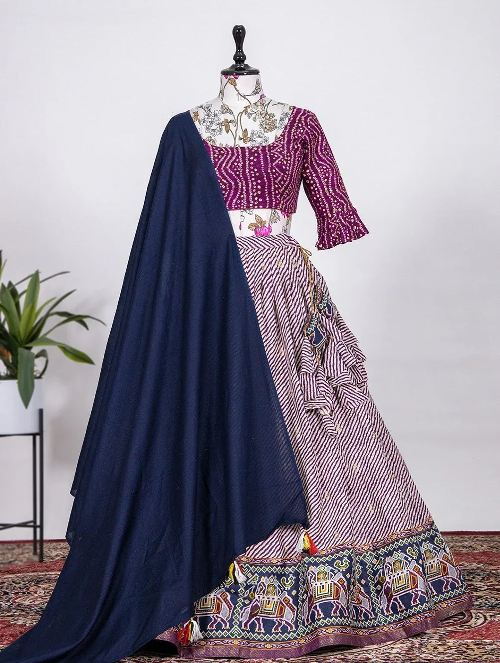 Festive Wear Lehenga Choli D.No. 1642 - Anant Exports