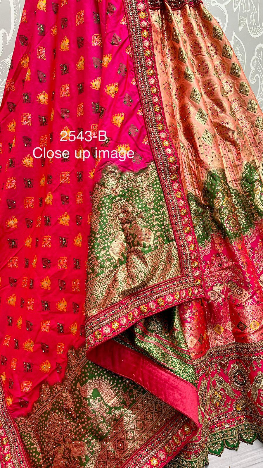 Occasion Wear Banarasi Silk Lehenga Choli D.No. 2543 - Anant Exports