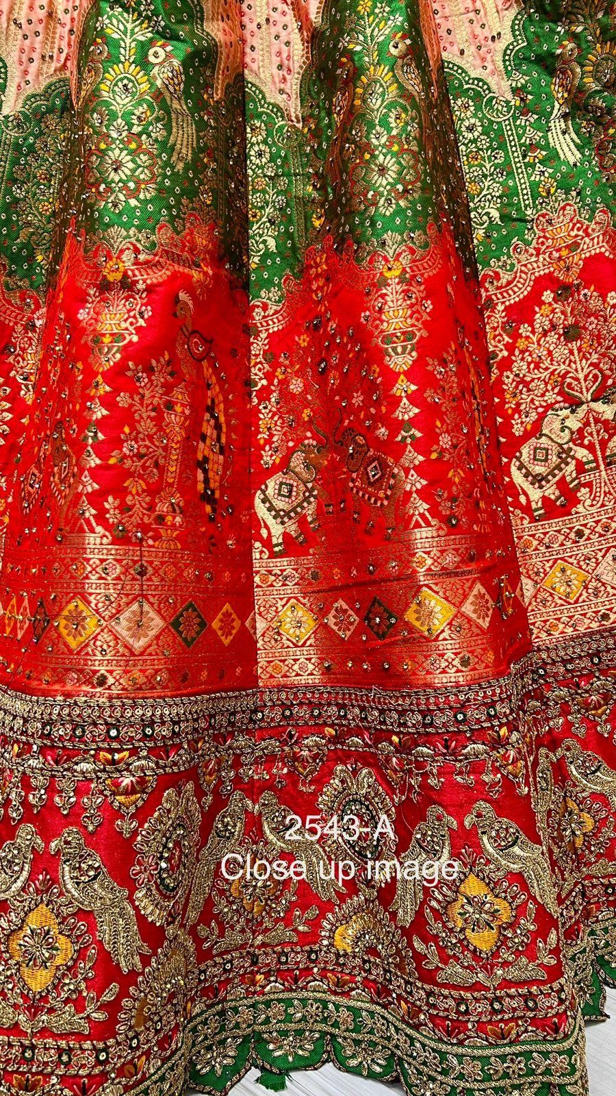 Occasion Wear Banarasi Silk Lehenga Choli D.No. 2543 - Anant Exports