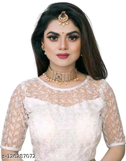 Vishakha Fancy Deep Neck Party Wear Blouse - Anant Exports