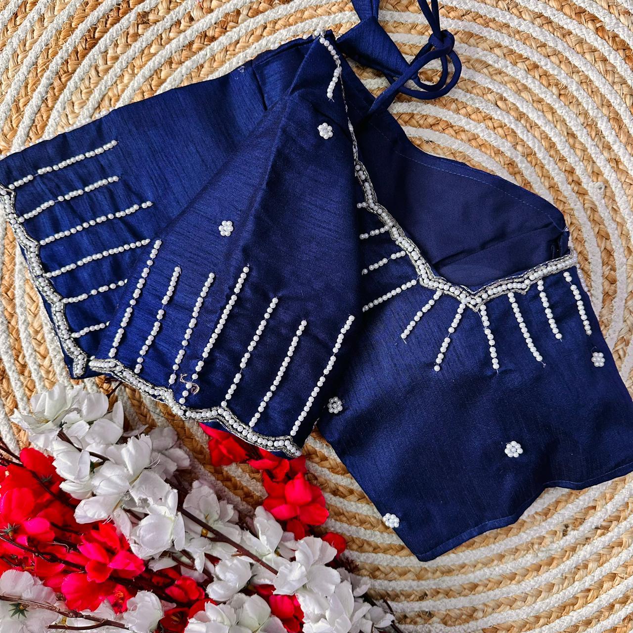 Festive Wear Handcrafted Work Blouse - Anant Exports