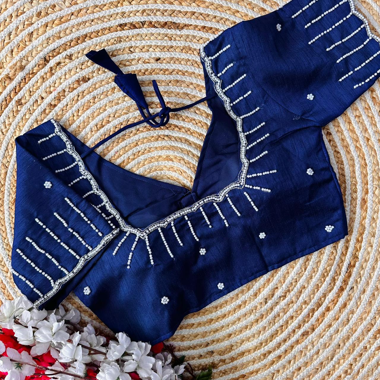 Festive Wear Handcrafted Work Blouse - Anant Exports