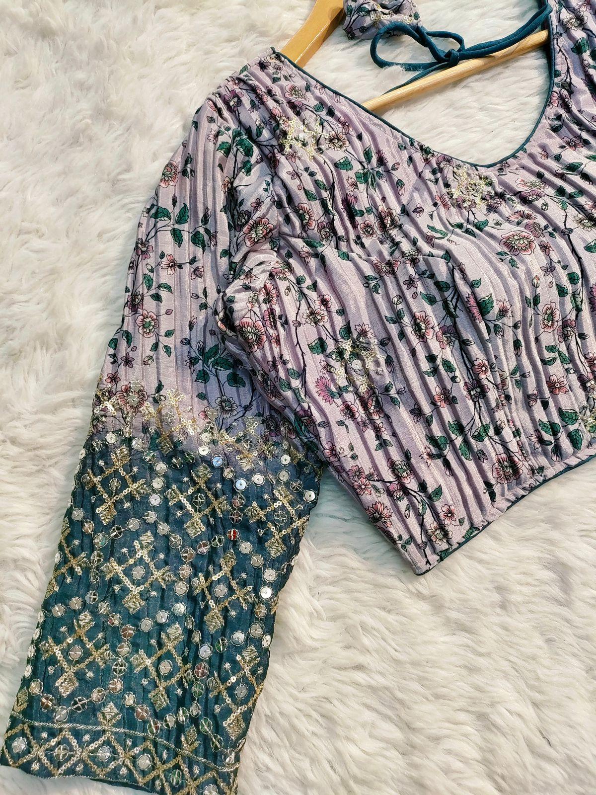 Sequence Wear Flower Print Blouse - Anant Exports