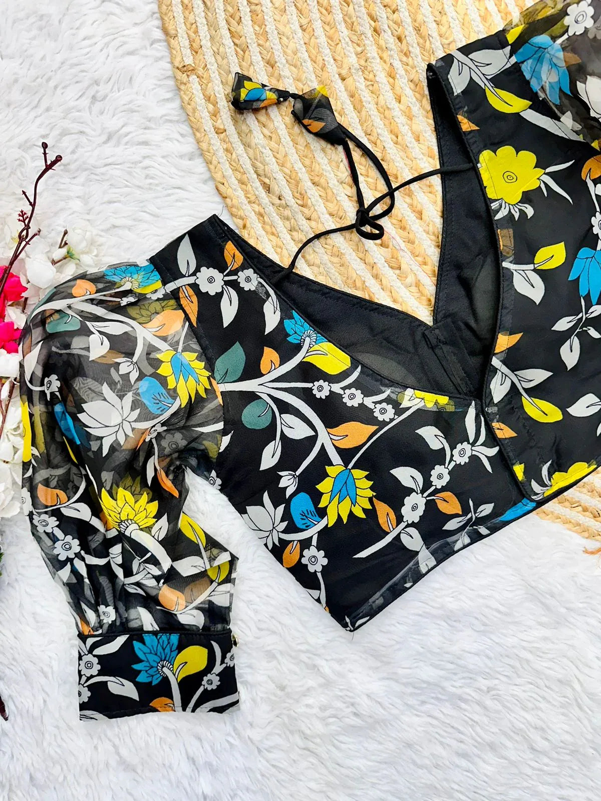 Festival Wear Kalamkari Print Blouse - Anant Exports