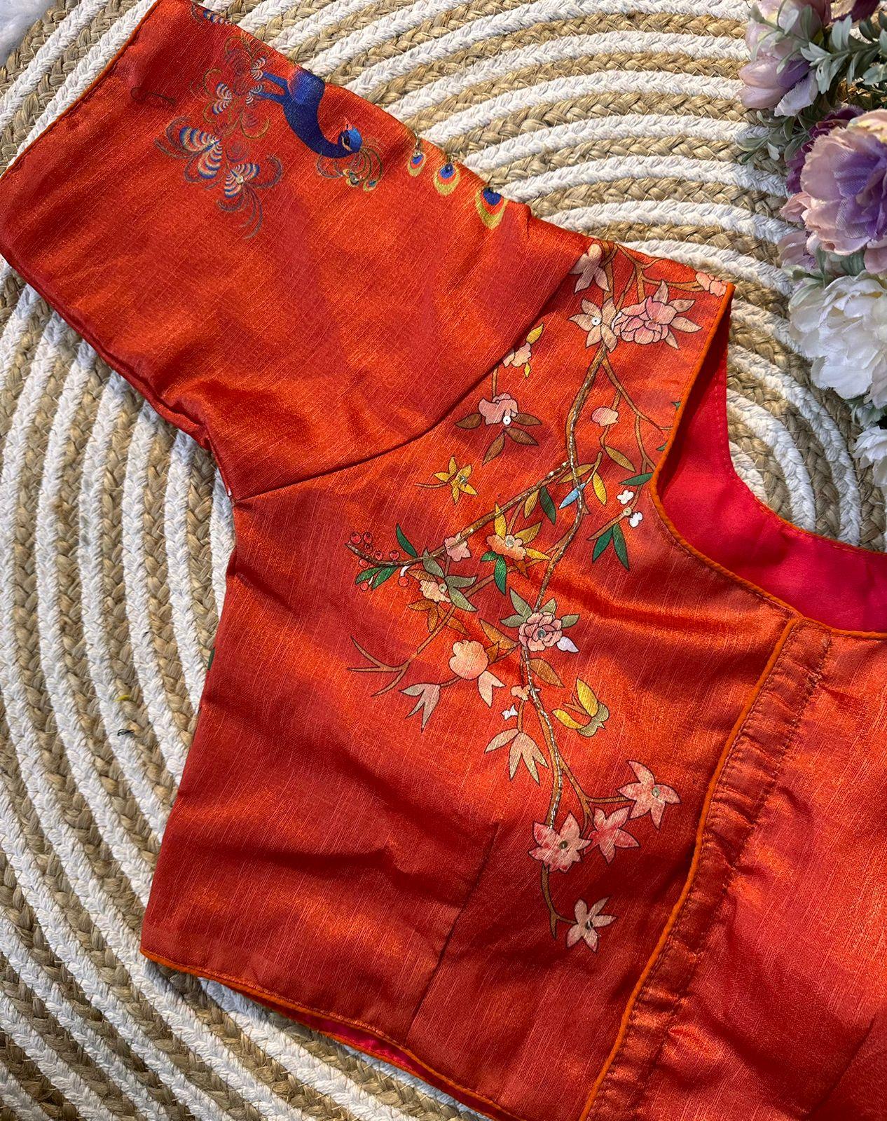 Decent Print Blouse - Anant Exports