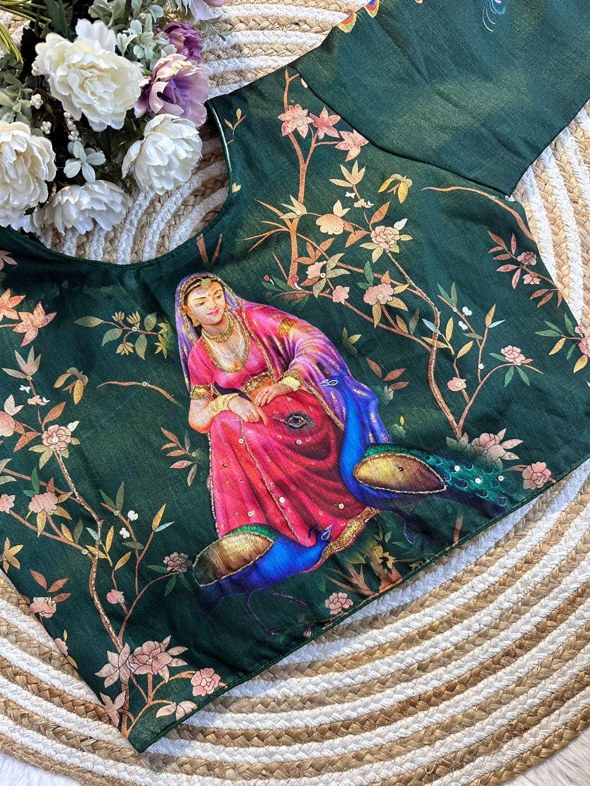 Decent Print Blouse - Anant Exports