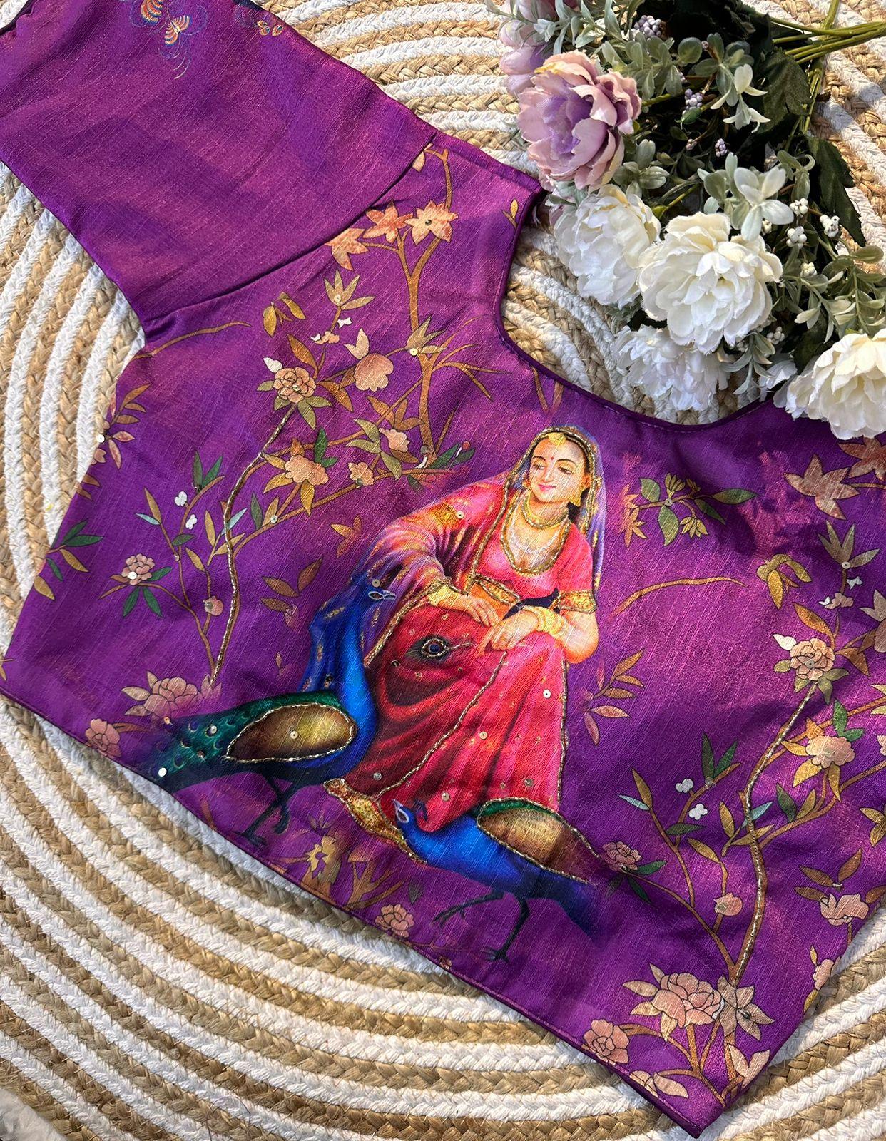 Decent Print Blouse - Anant Exports