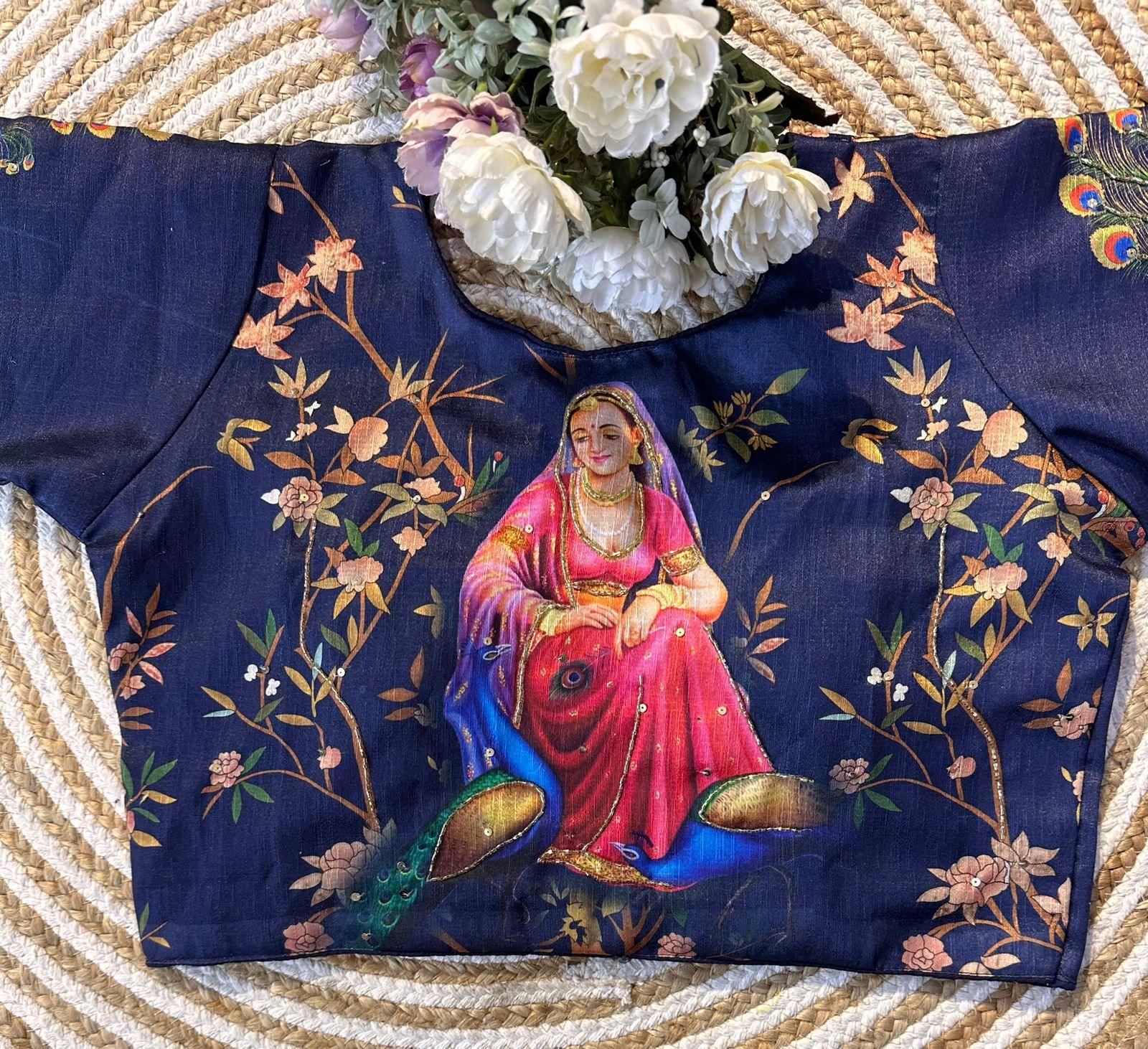 Decent Print Blouse - Anant Exports
