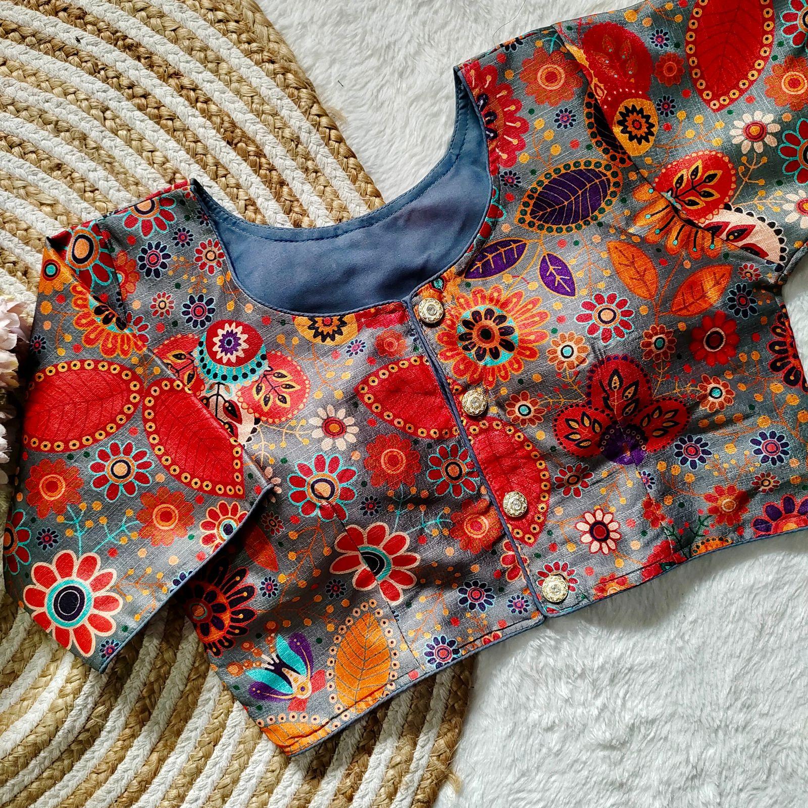 Decent Print Blouse - Anant Exports