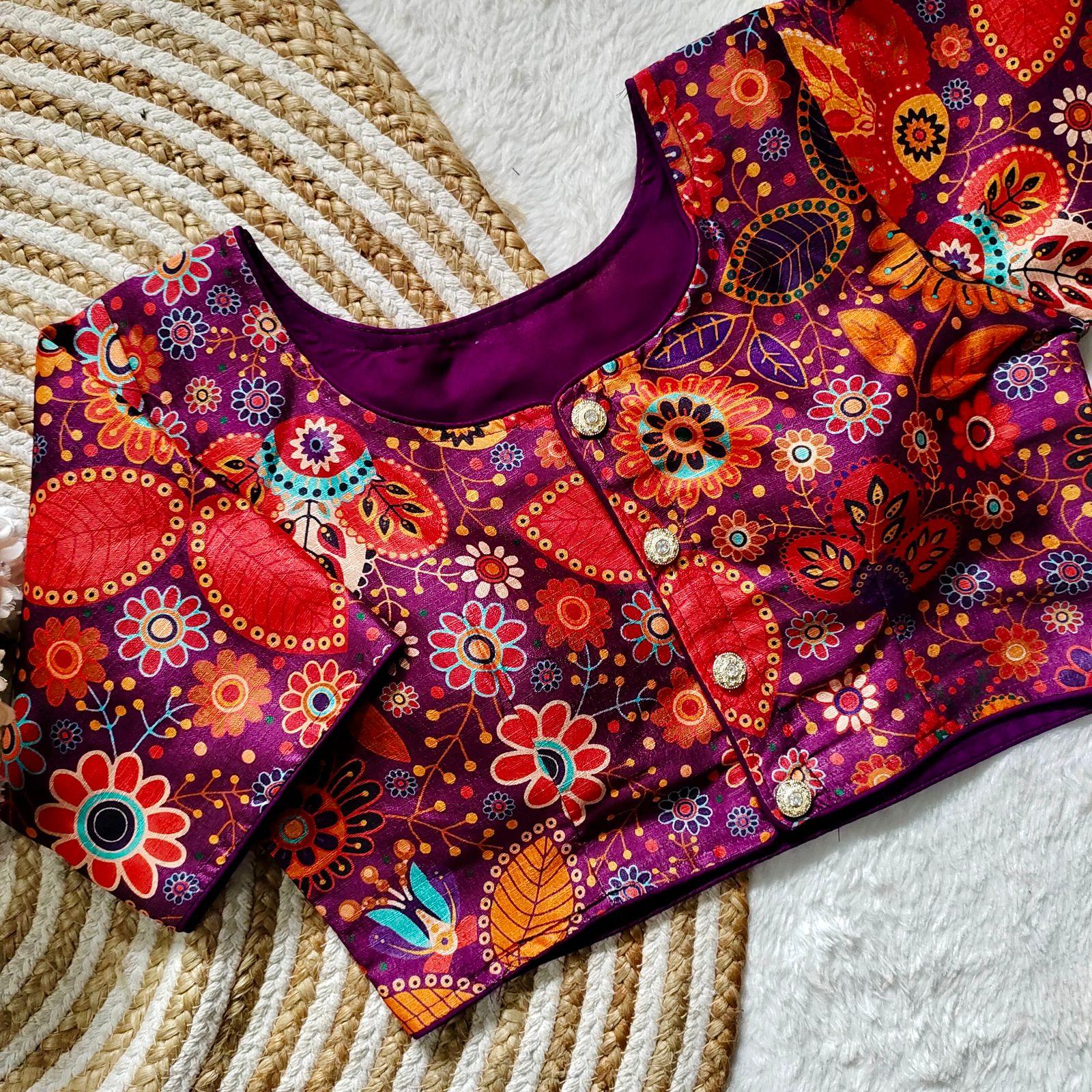 Decent Print Blouse - Anant Exports