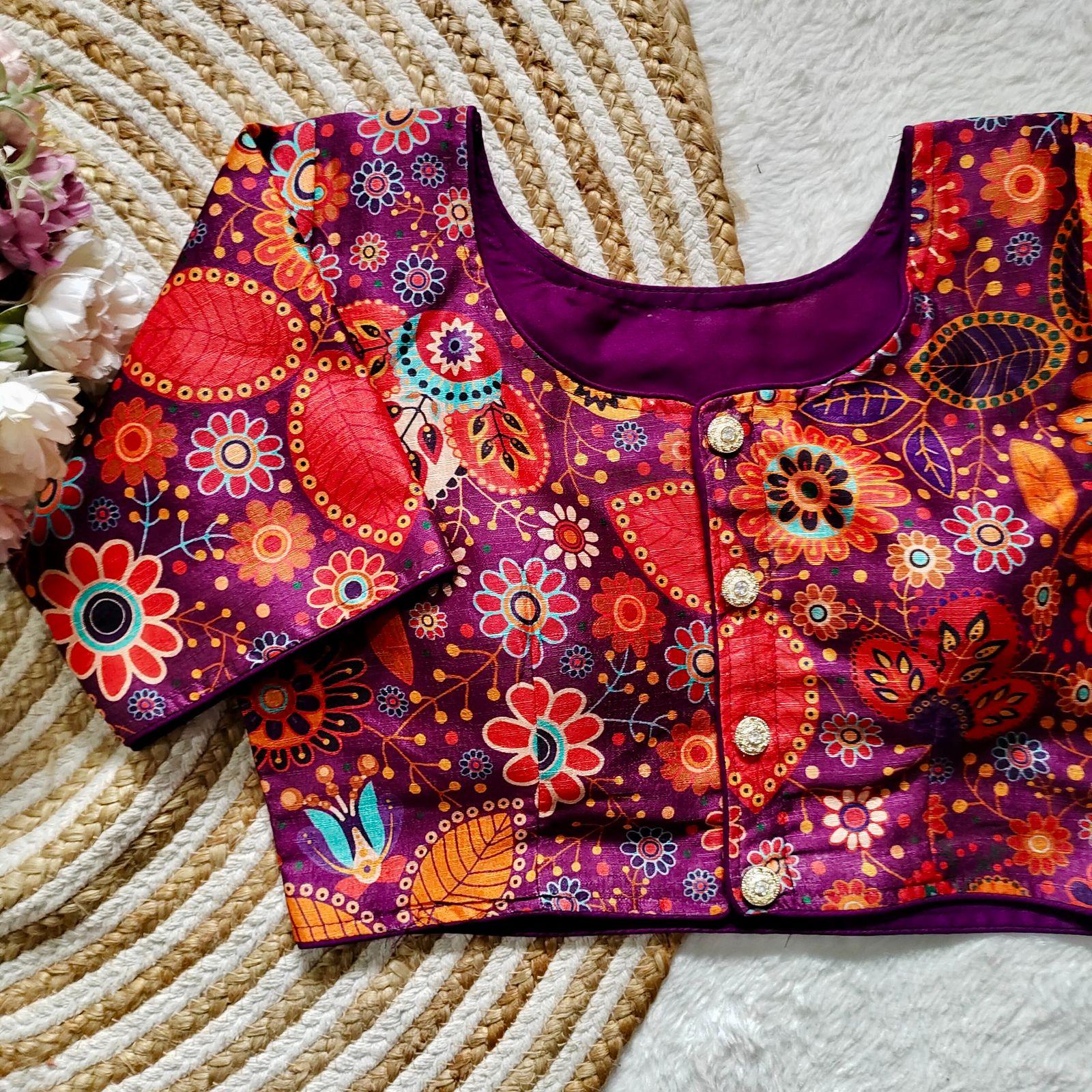 Decent Print Blouse - Anant Exports