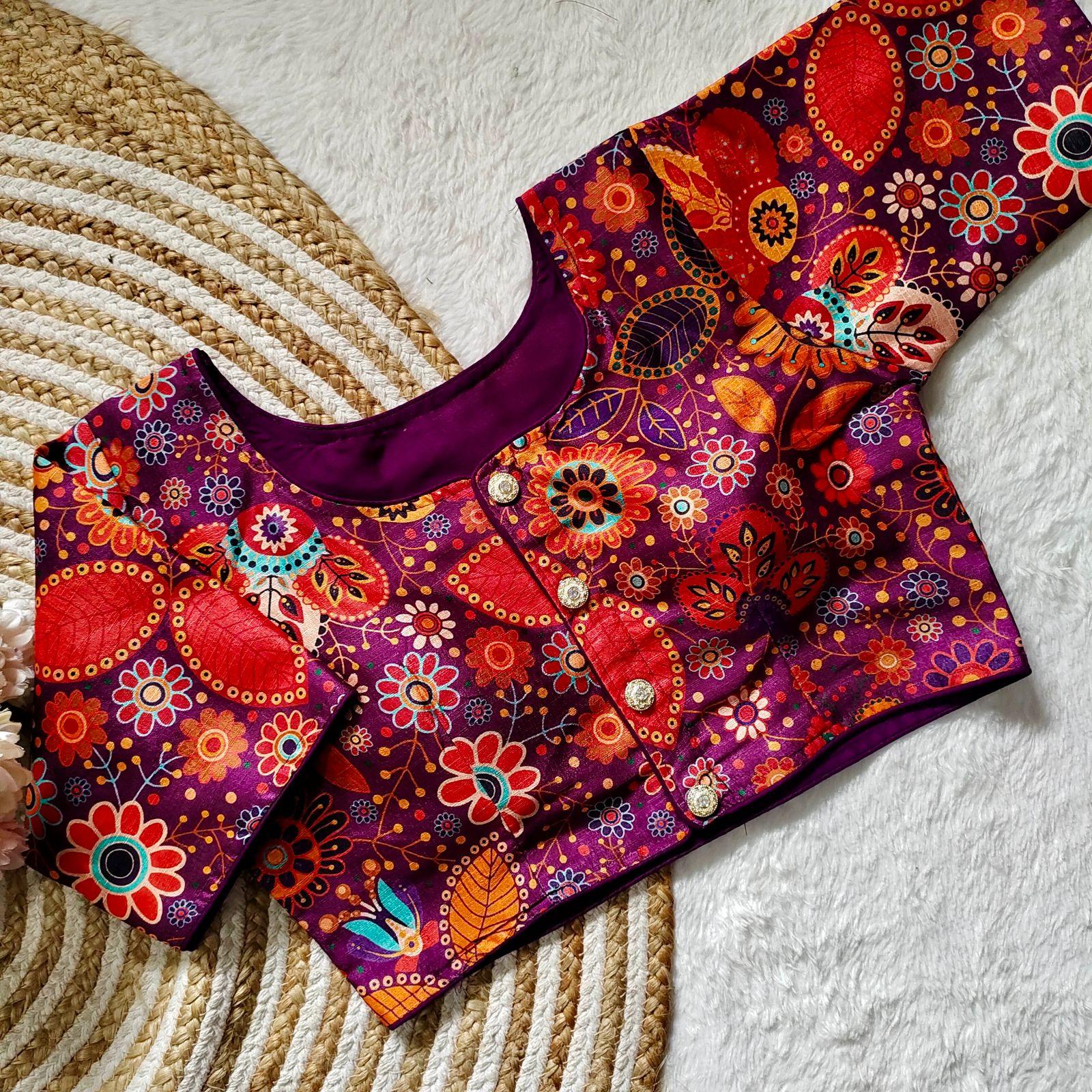 Decent Print Blouse - Anant Exports