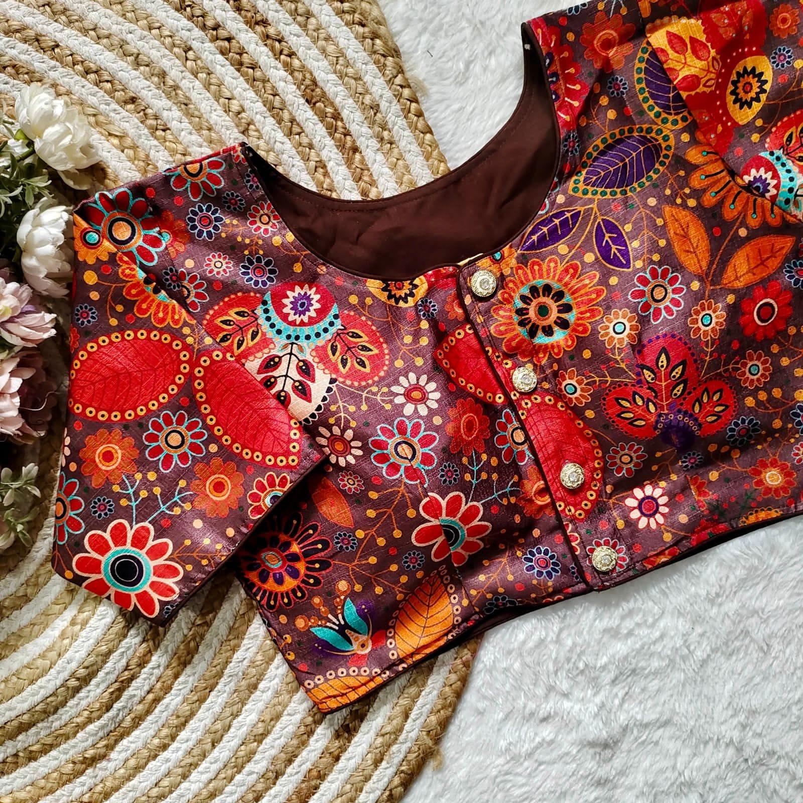 Decent Print Blouse - Anant Exports