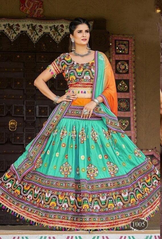Dholida Vol-1 Designer Party Wear Navratri Chaniya Choli D.No. 1005 - Anant Exports