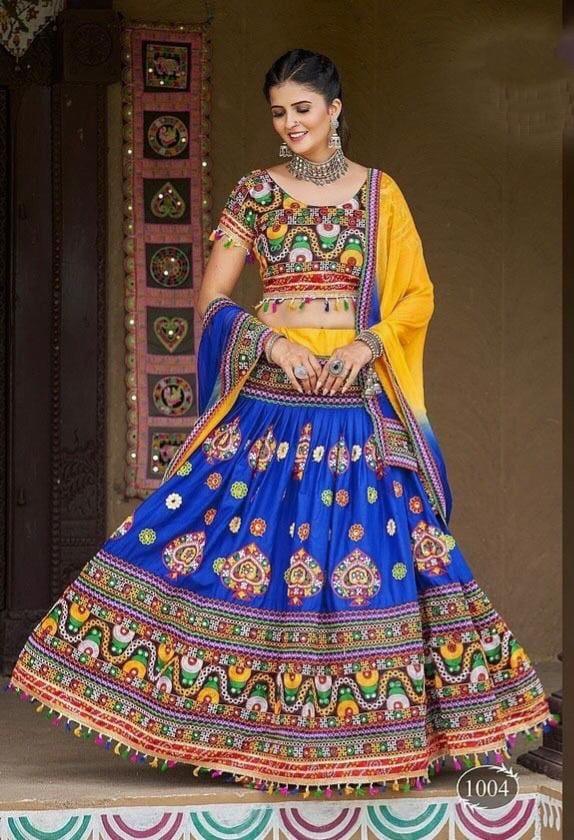 Dholida Vol-1 Designer Party Wear Navratri Chaniya Choli D.No. 1004 - Anant Exports