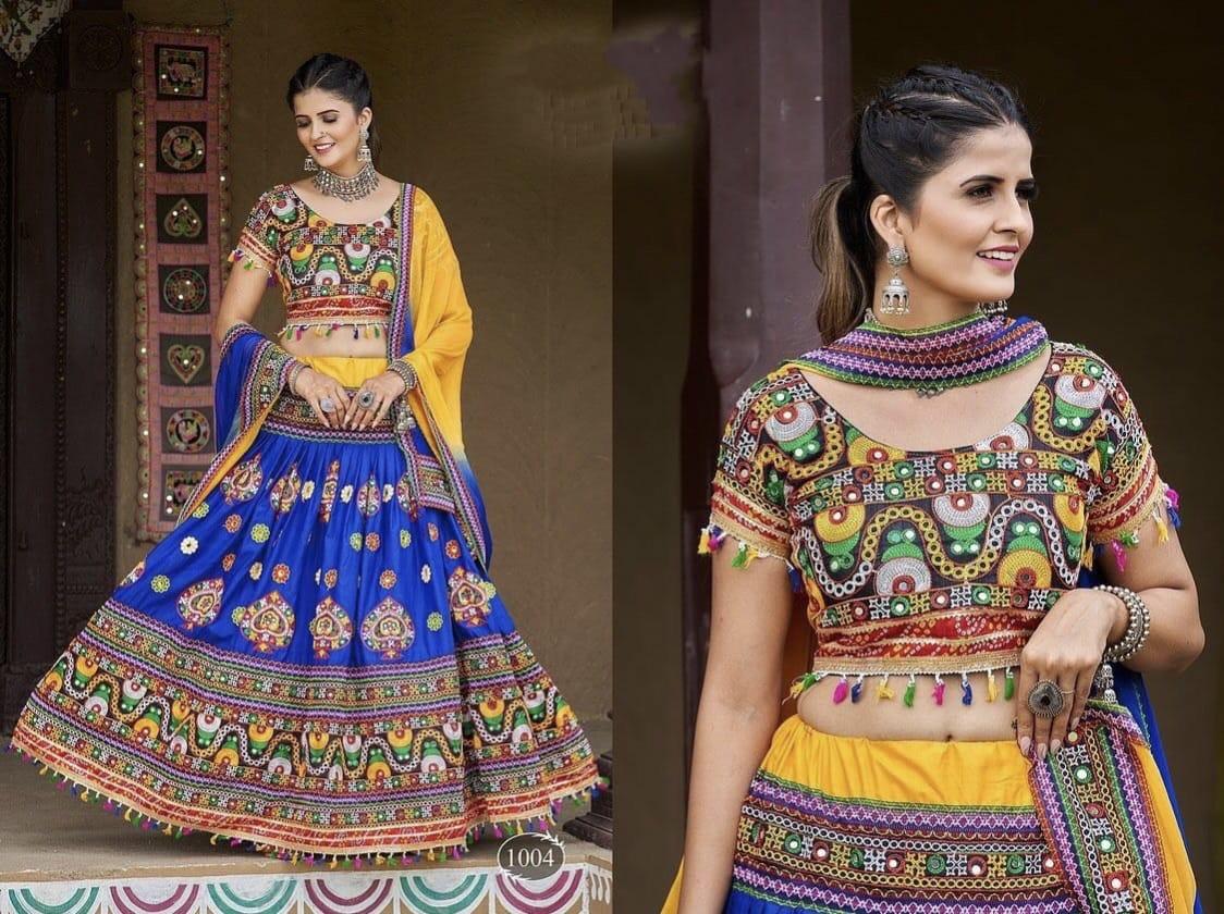 Dholida Vol-1 Designer Party Wear Navratri Chaniya Choli D.No. 1004 - Anant Exports