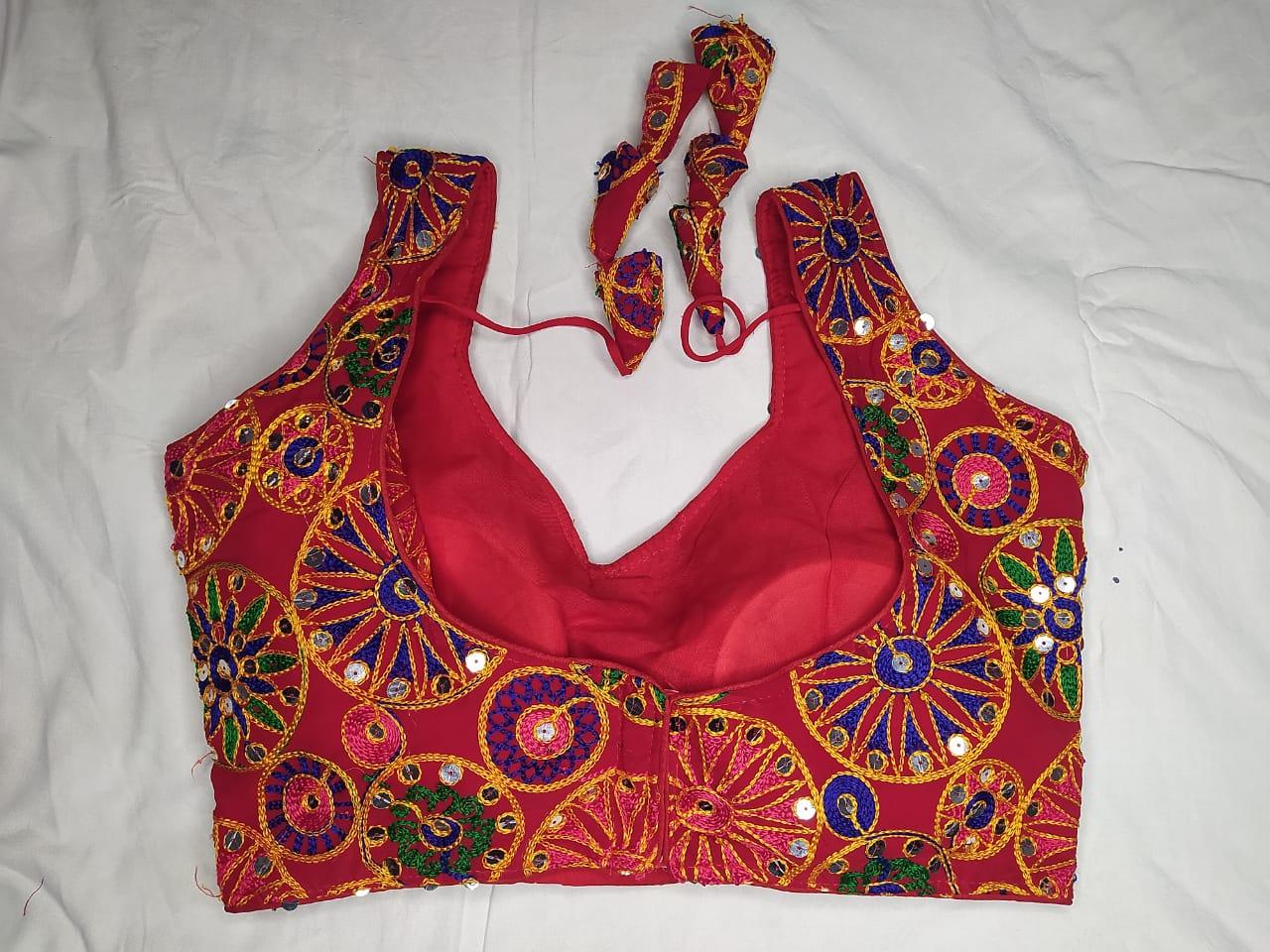 Navratri Fancy Deep Neck Party Wear Blouse - Anant Exports