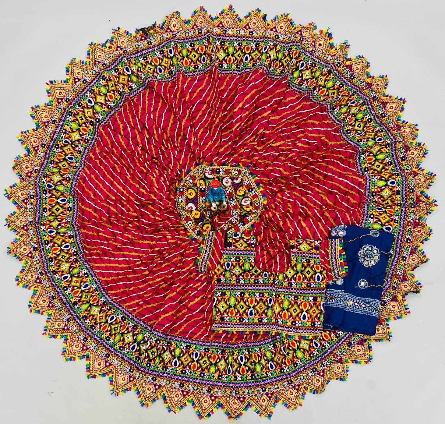 Navratri Traditional Lehriya Lehenga - Anant Exports