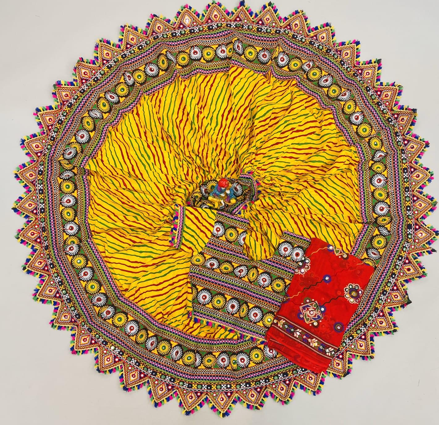 Navratri Traditional Lehriya Lehenga - Anant Exports